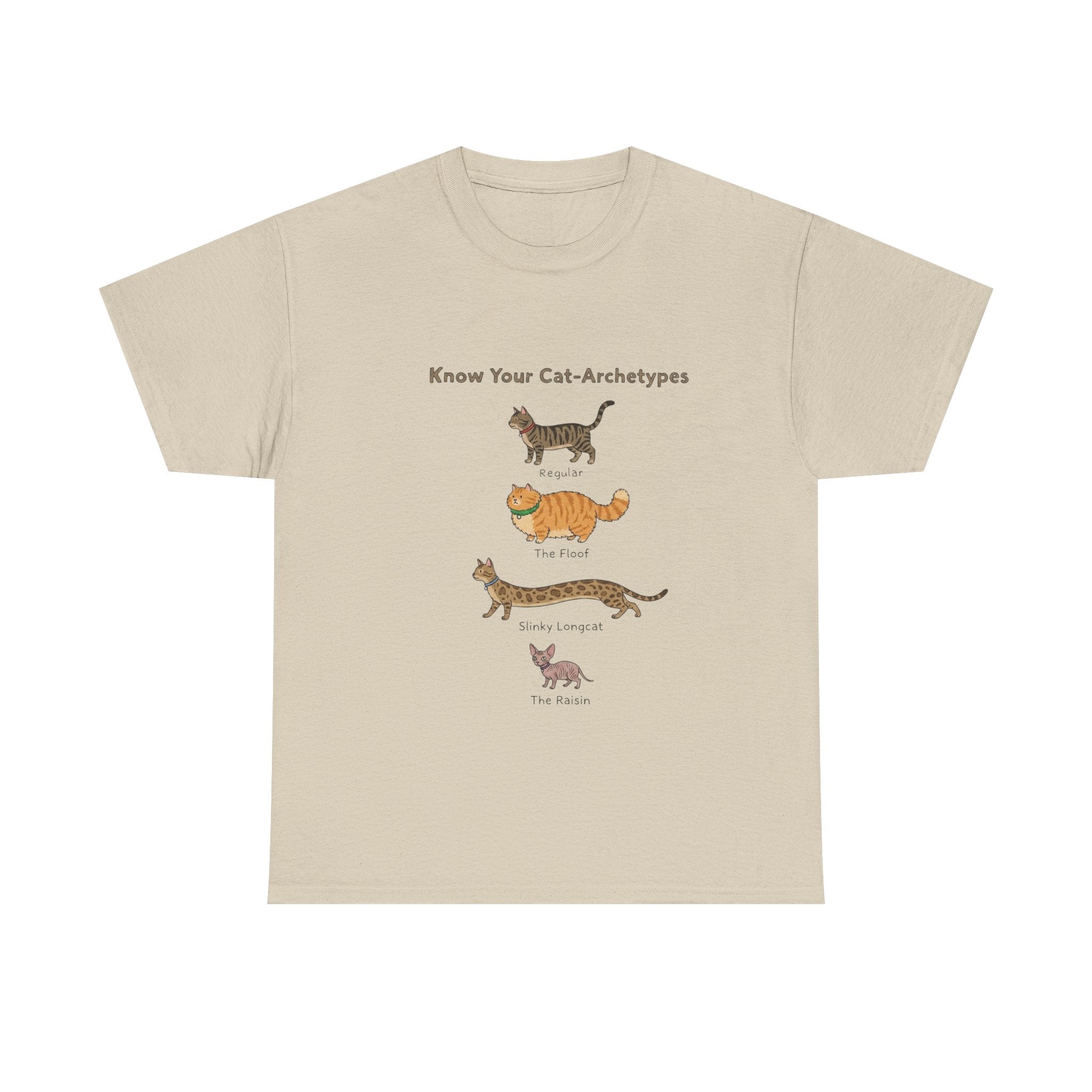T-Shirt — "Know Your Cat" Chart Tee