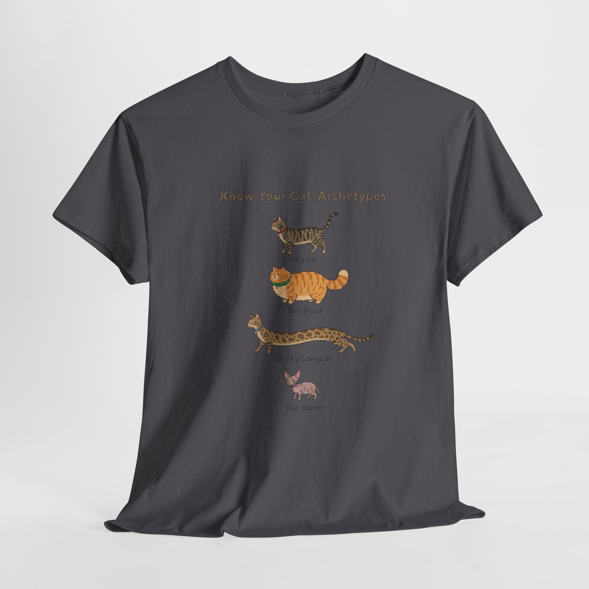 T-Shirt — "Know Your Cat" Chart Tee
