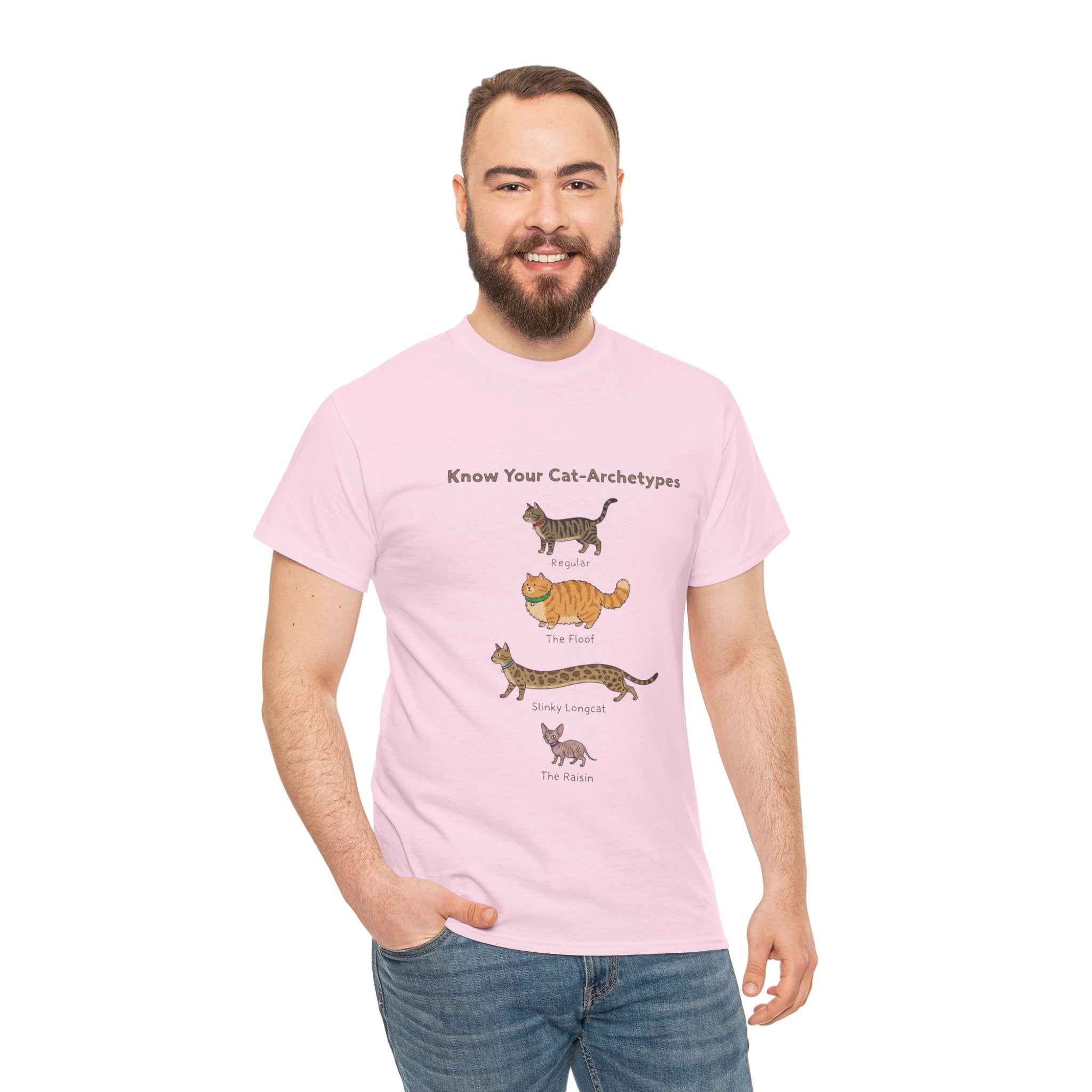 T-Shirt — "Know Your Cat" Chart Tee