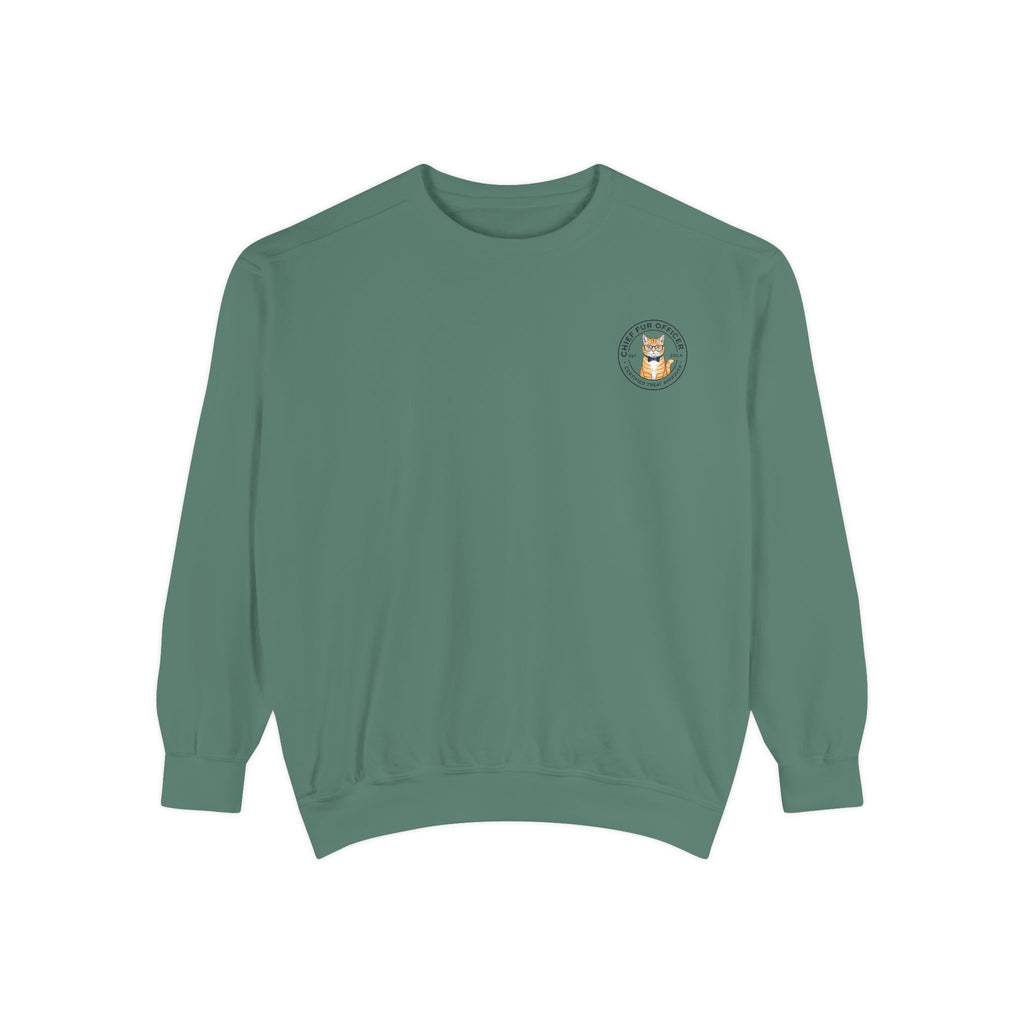 Stay Pawsitive Cat Crewneck Sweatshirt — Cute Cat Graphic ‘Stay Pawsitive’ Pullover