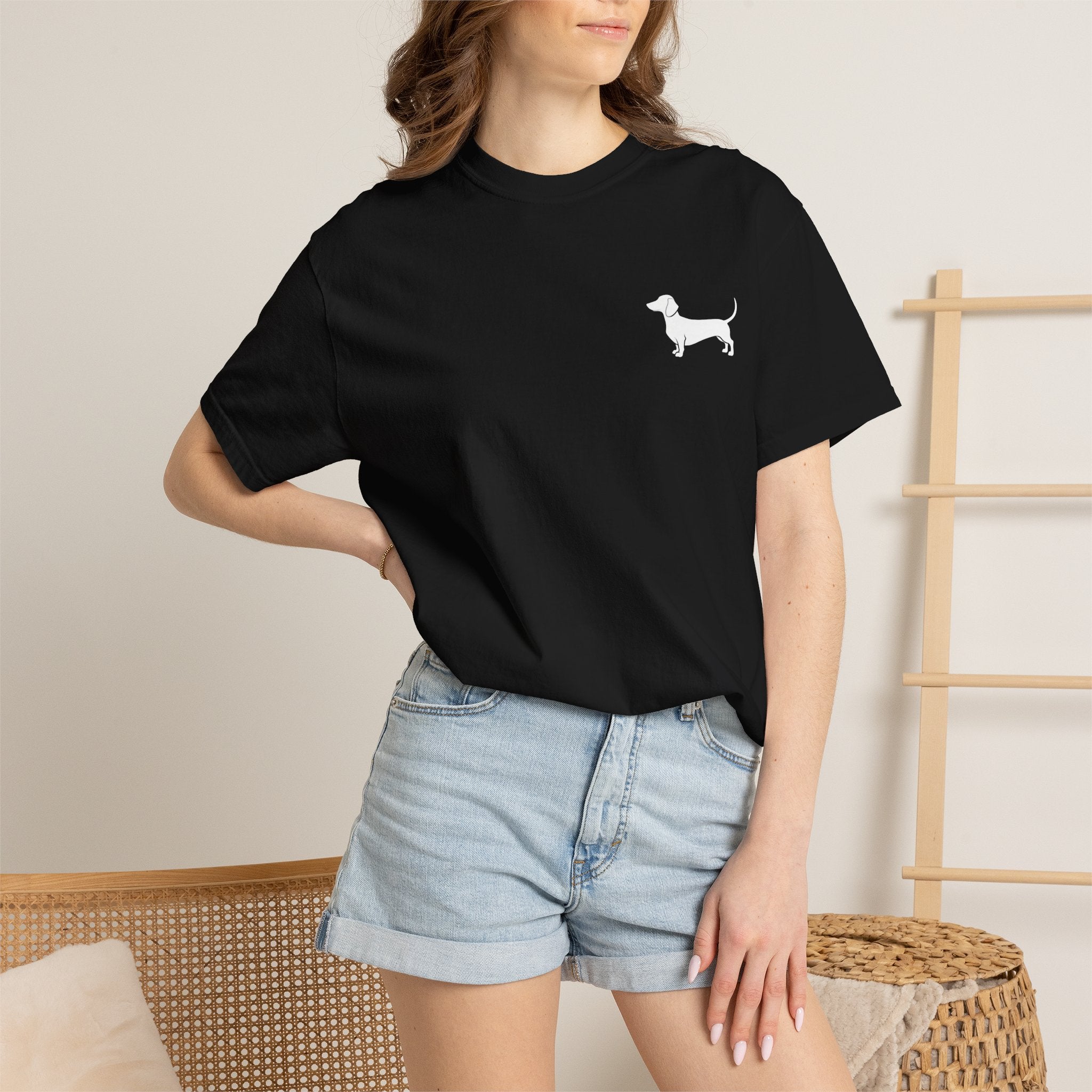 Dachshund T‑Shirt — "Easily Distracted by Wieners" Graphic Tee