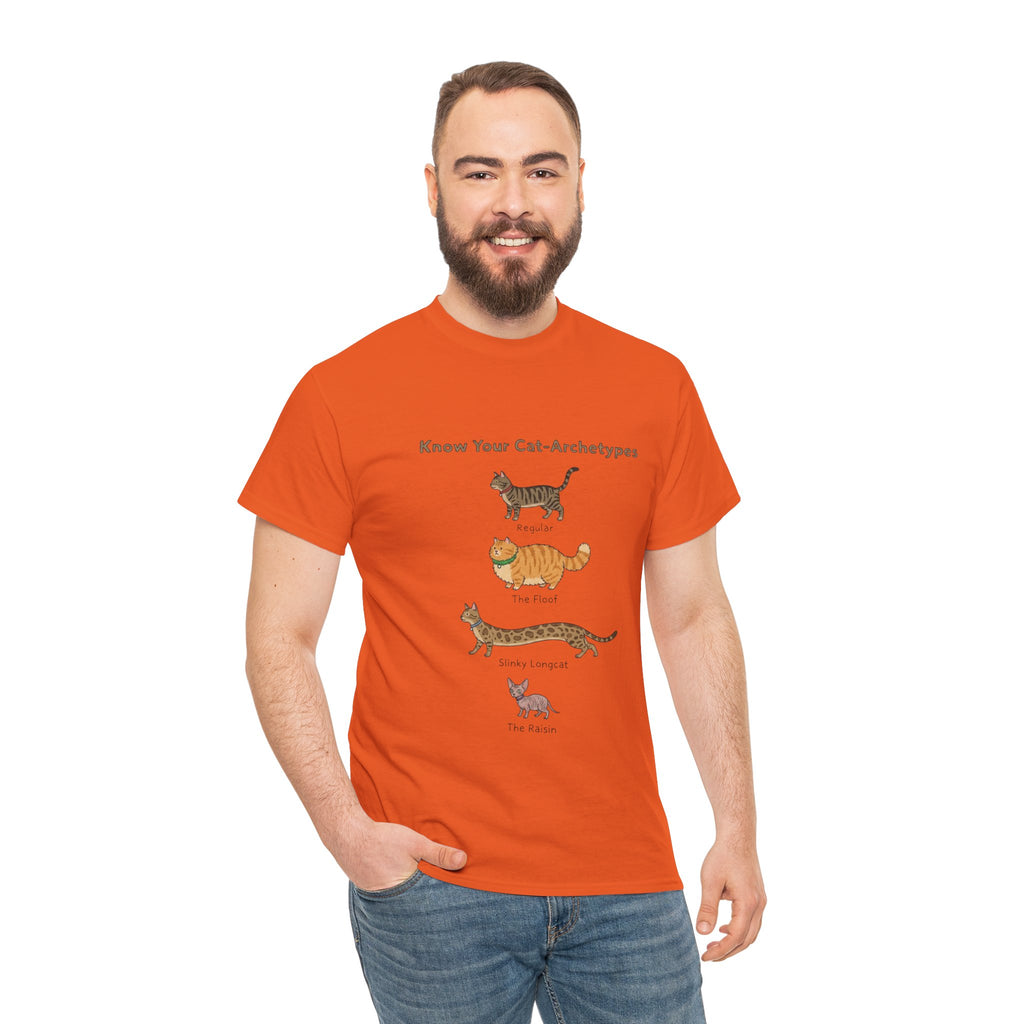 T-Shirt — "Know Your Cat" Chart Tee