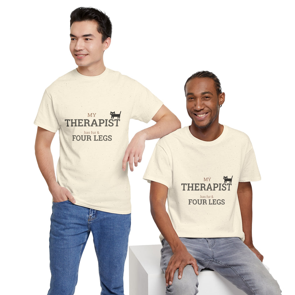 "My Therapist Has Four Legs" T-Shirt — Funny Dog Lover Tee