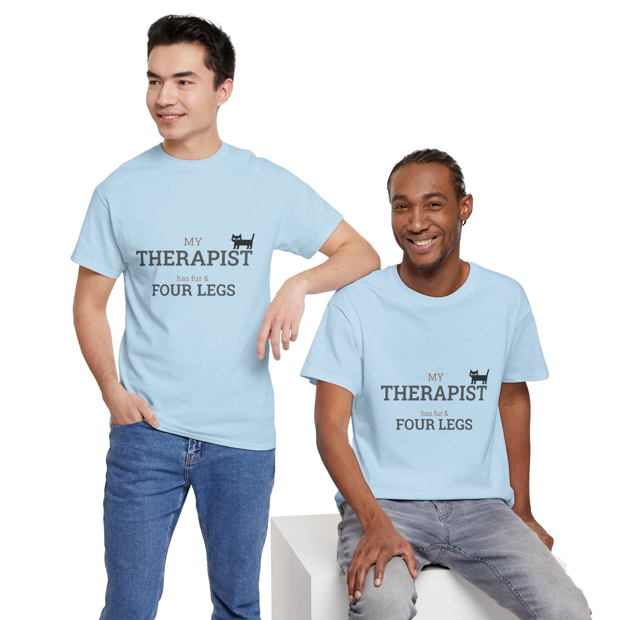 "My Therapist Has Four Legs" T-Shirt — Funny Dog Lover Tee