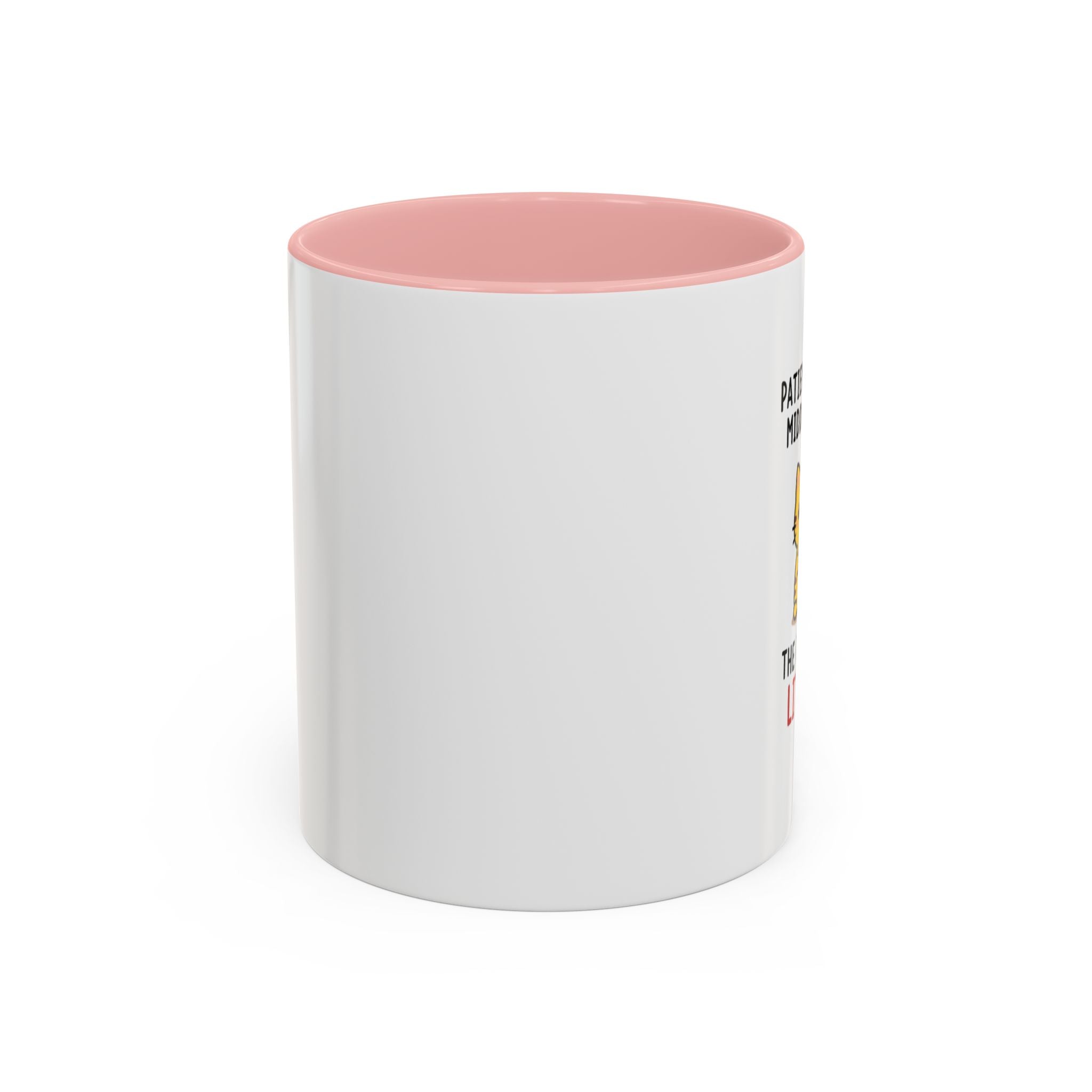 Coffee Mug — "Patience Is My Middle Name, The First Is Little" Cute Cat Coffee Cup