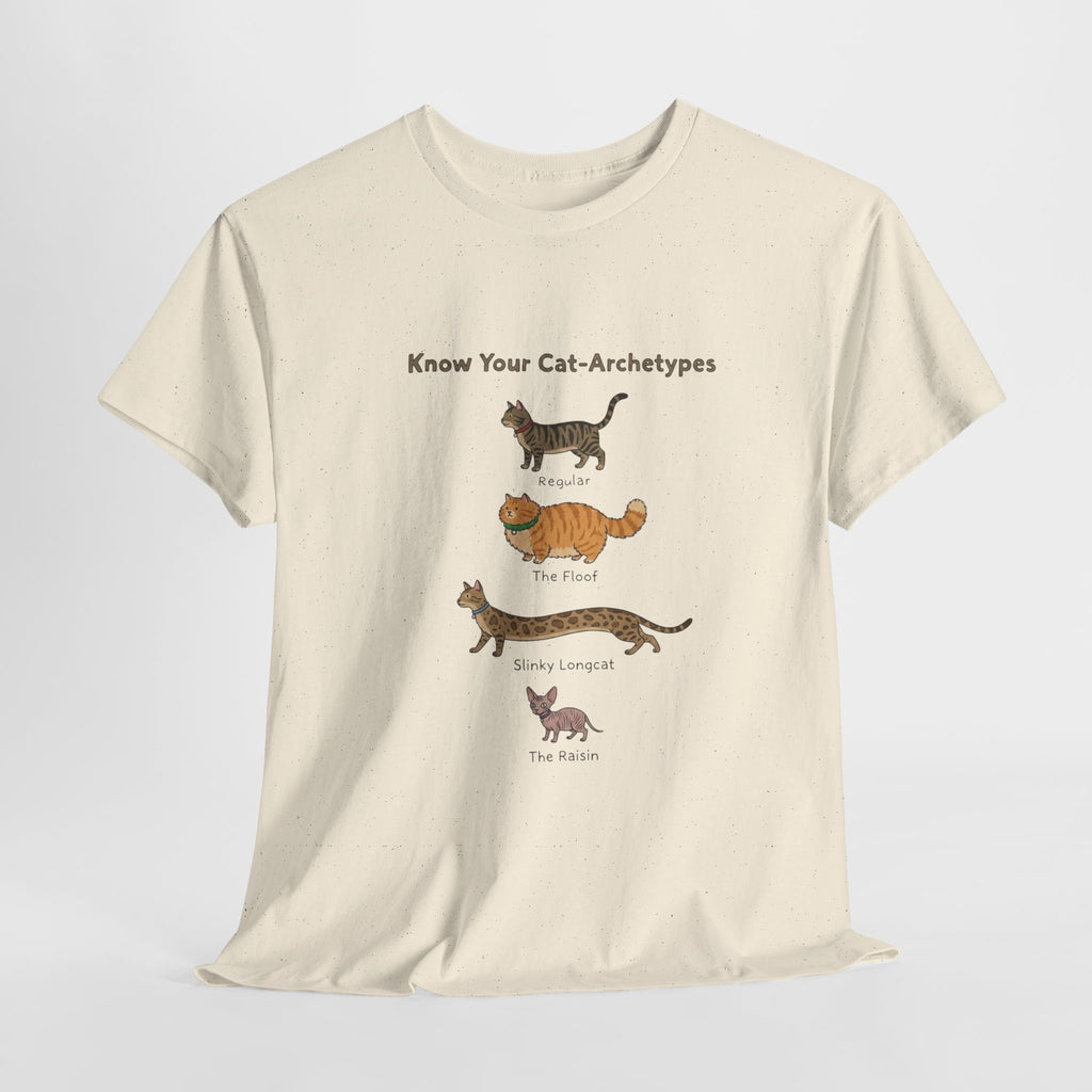 T-Shirt — "Know Your Cat" Chart Tee