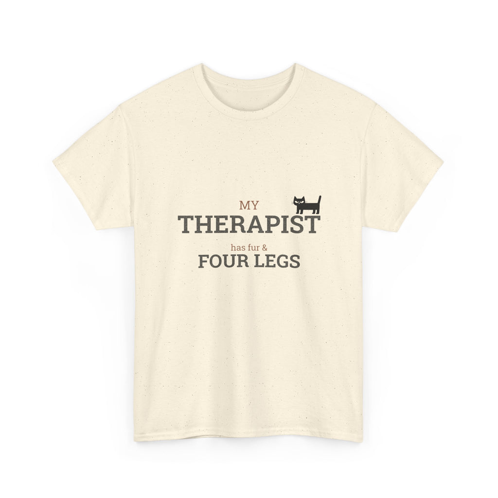 "My Therapist Has Four Legs" T-Shirt — Funny Dog Lover Tee