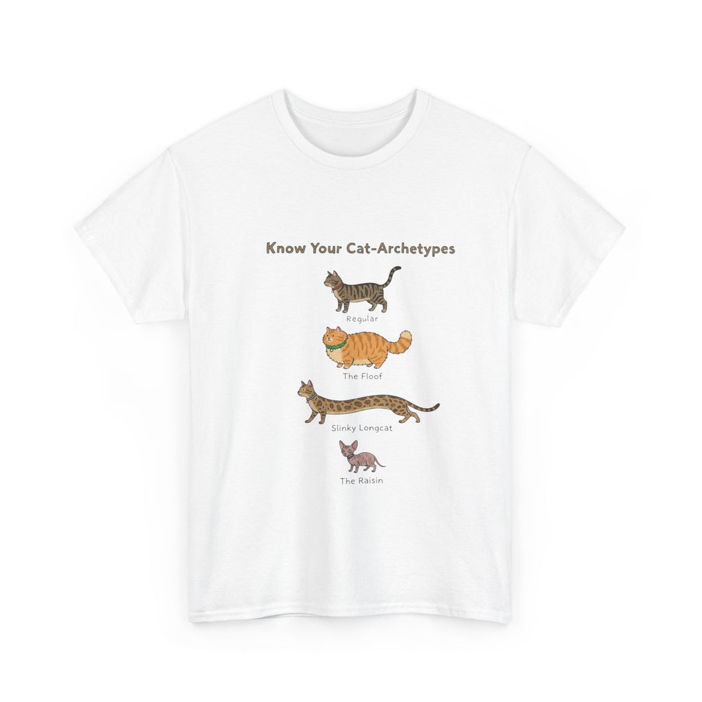 T-Shirt — "Know Your Cat" Chart Tee