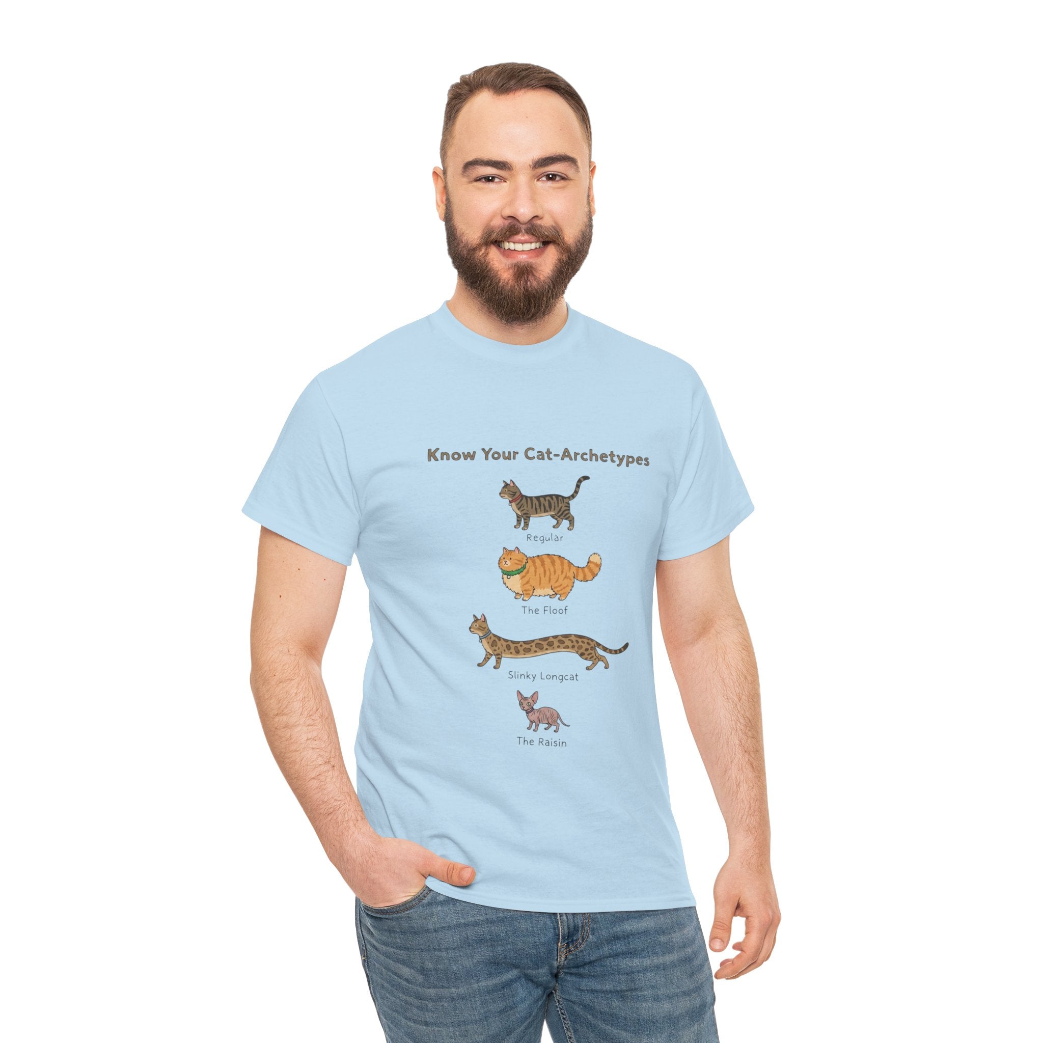 T-Shirt — "Know Your Cat" Chart Tee
