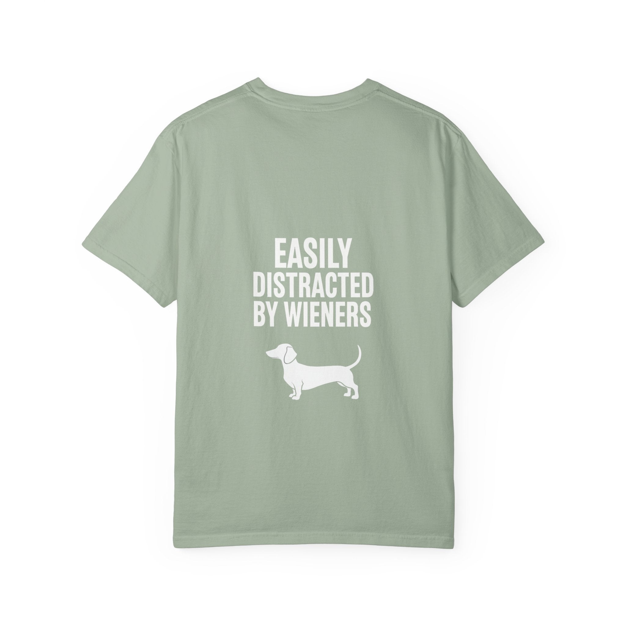 Dachshund T‑Shirt — "Easily Distracted by Wieners" Graphic Tee