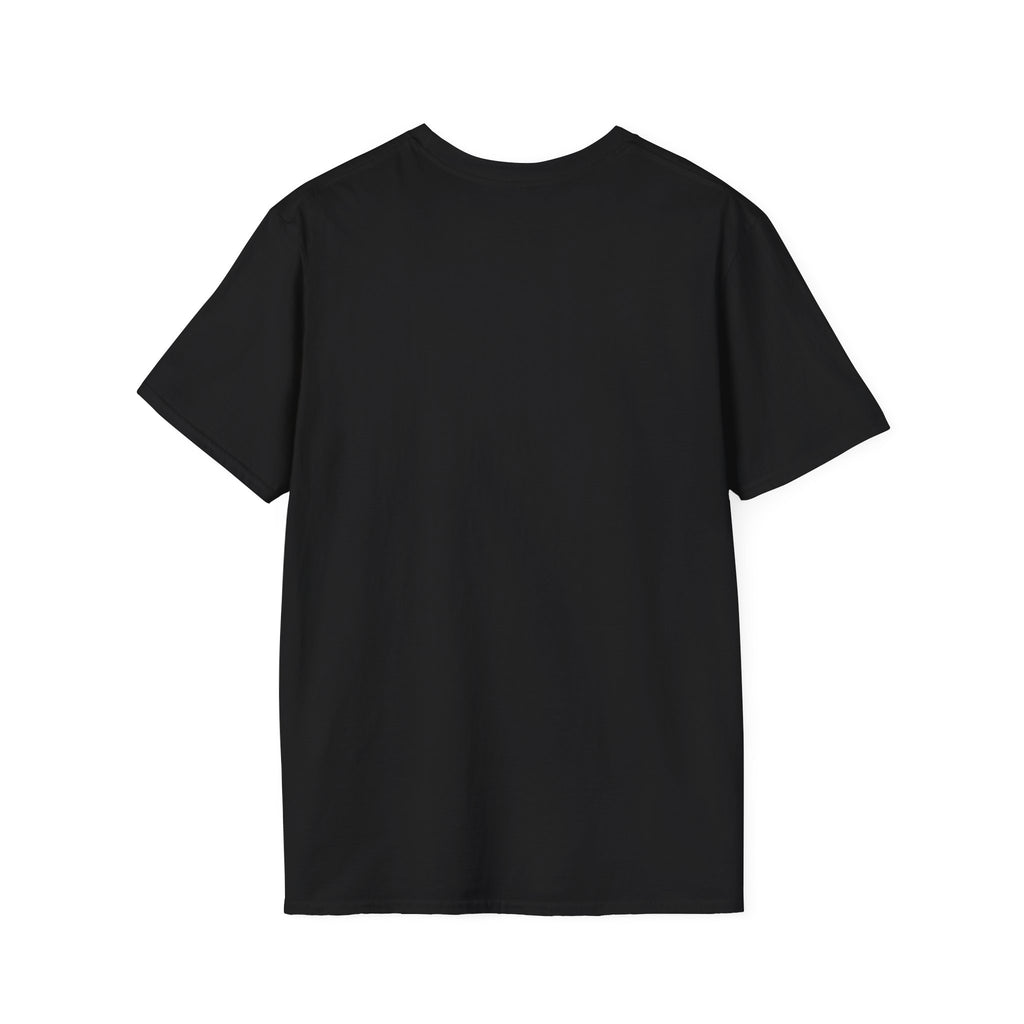 CAT graphic T-Shirt | yellow cat text with hidden eyes design