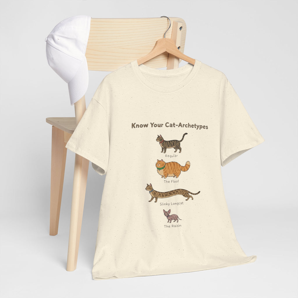 T-Shirt — "Know Your Cat" Chart Tee