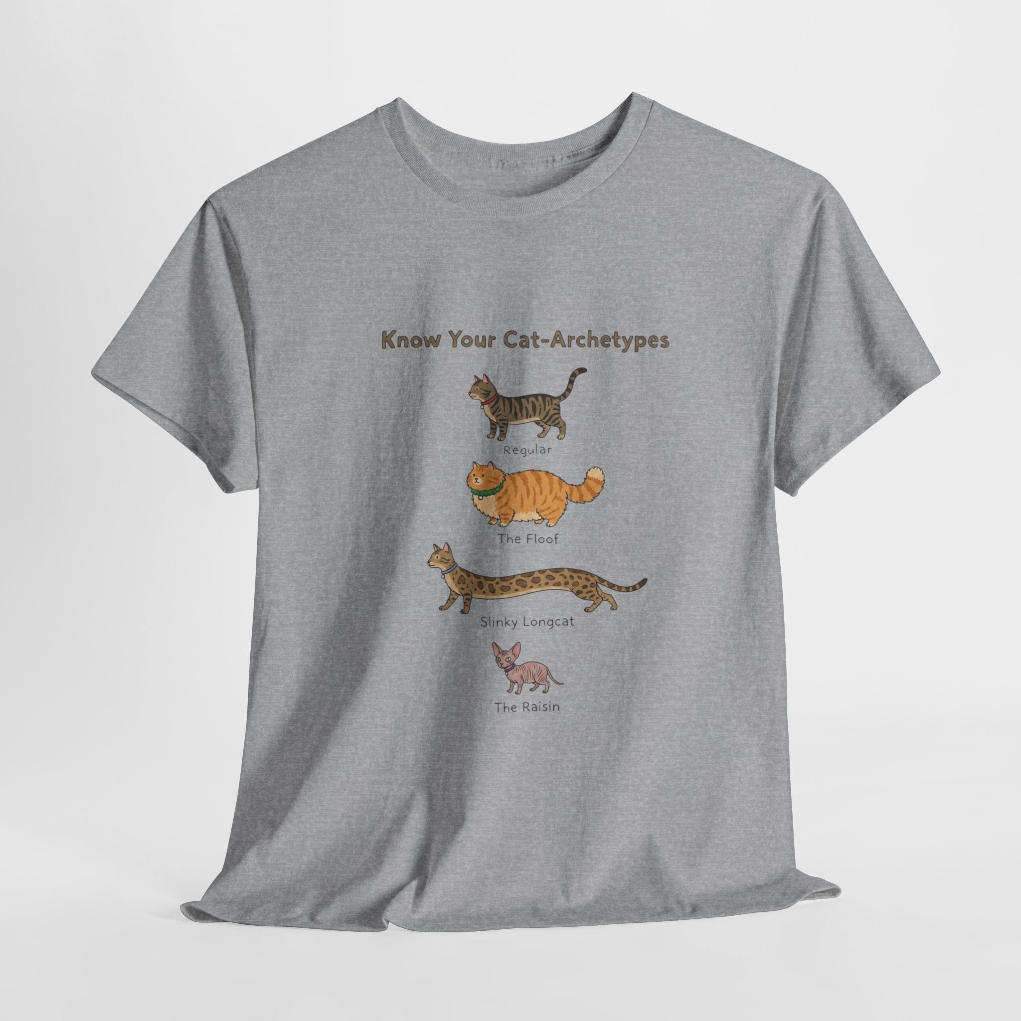 T-Shirt — "Know Your Cat" Chart Tee
