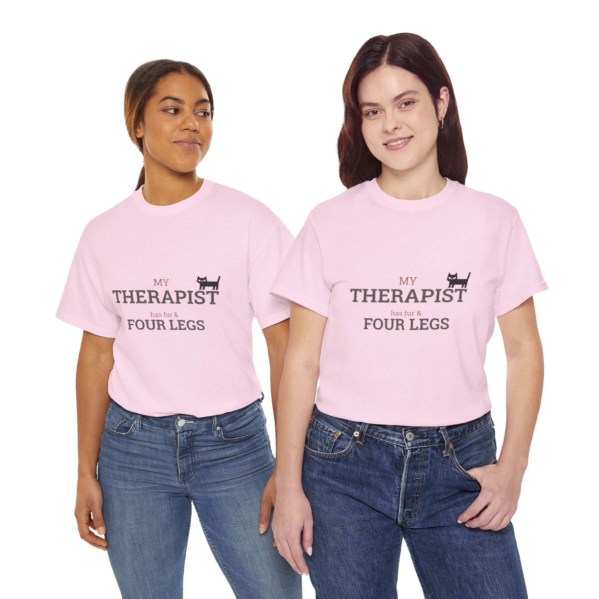 "My Therapist Has Four Legs" T-Shirt — Funny Dog Lover Tee