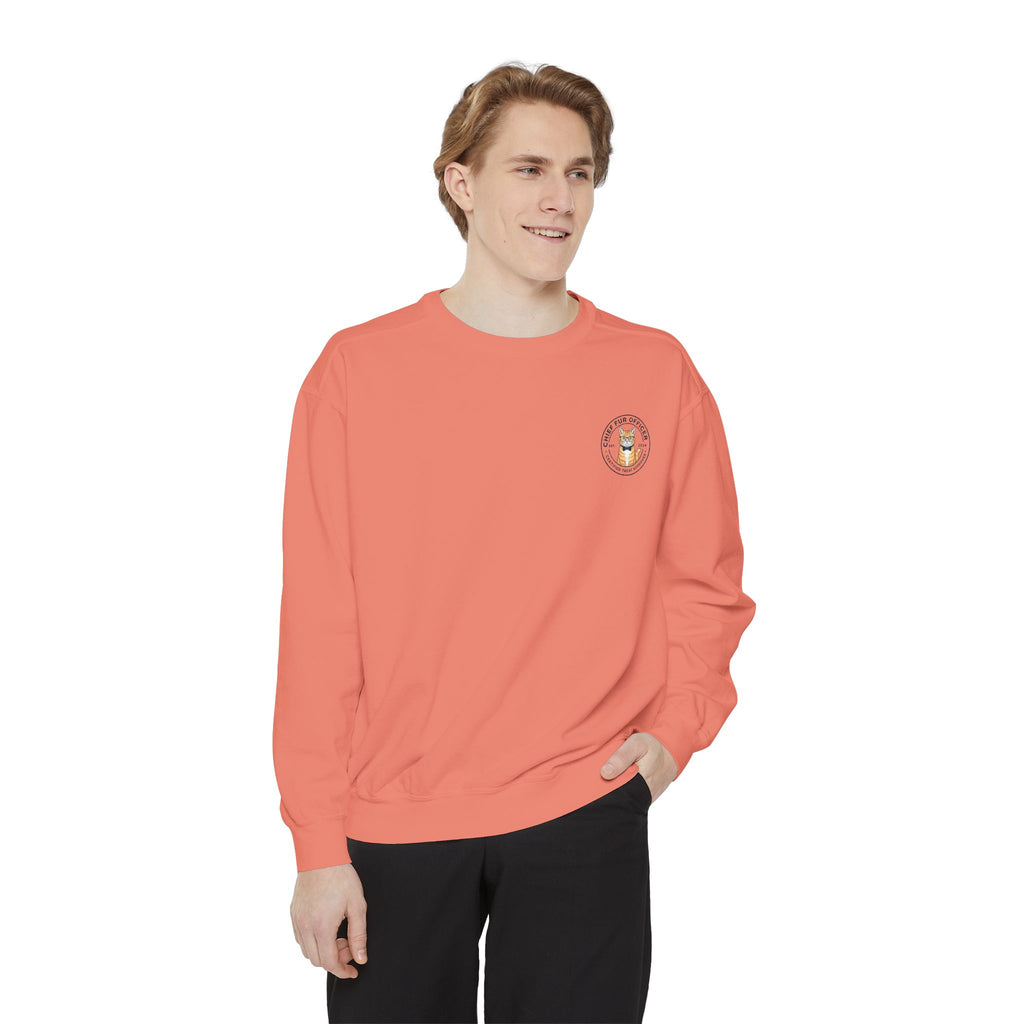 Stay Pawsitive Cat Crewneck Sweatshirt — Cute Cat Graphic ‘Stay Pawsitive’ Pullover