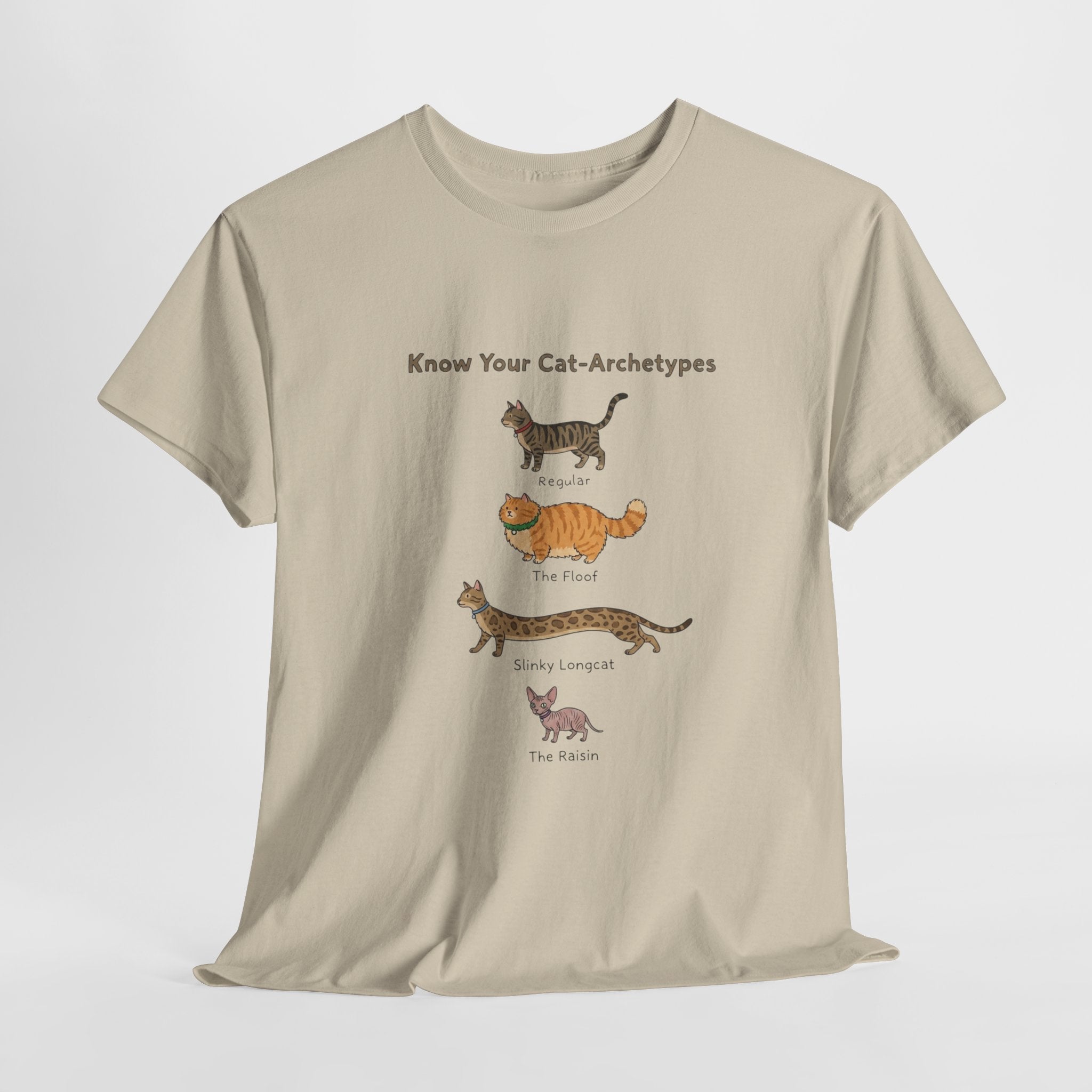 T-Shirt — "Know Your Cat" Chart Tee