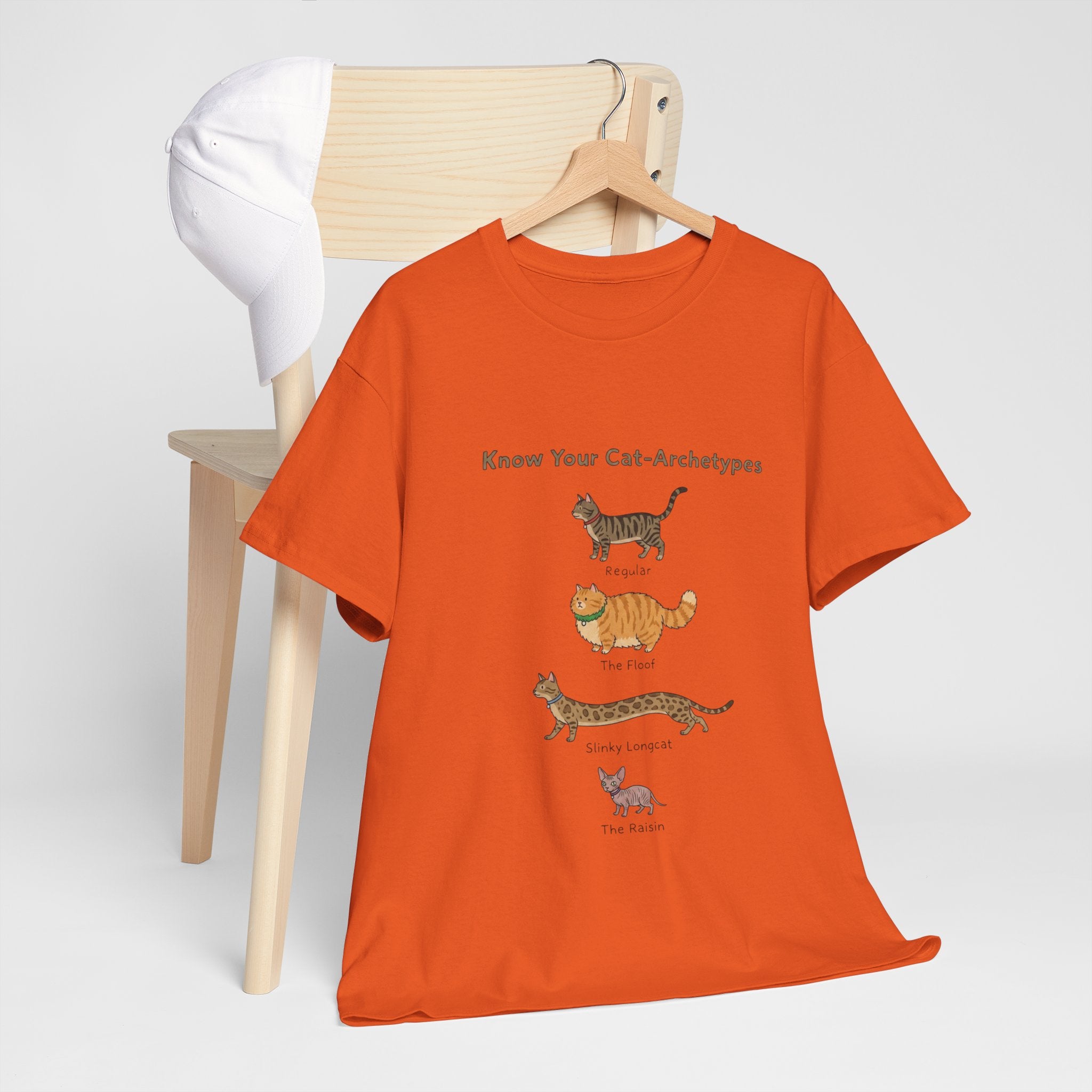 T-Shirt — "Know Your Cat" Chart Tee