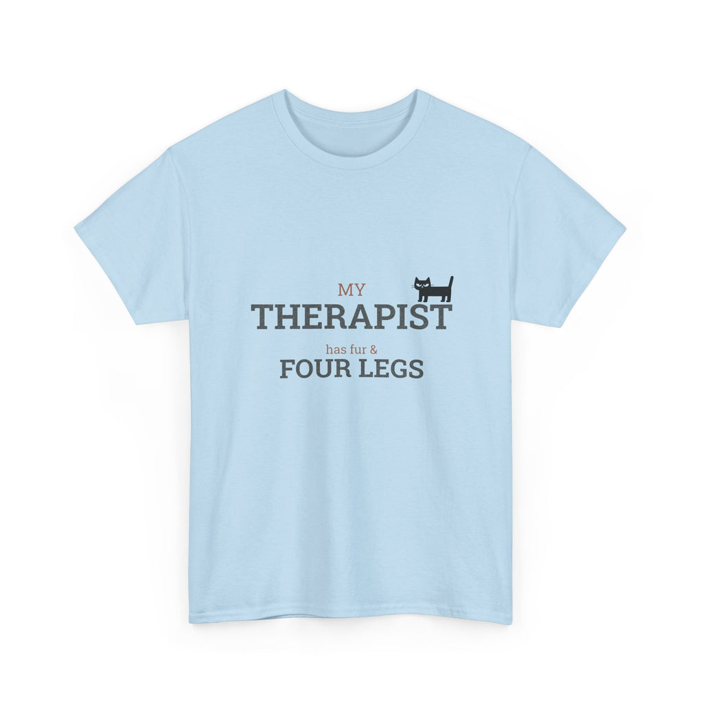 "My Therapist Has Four Legs" T-Shirt — Funny Dog Lover Tee