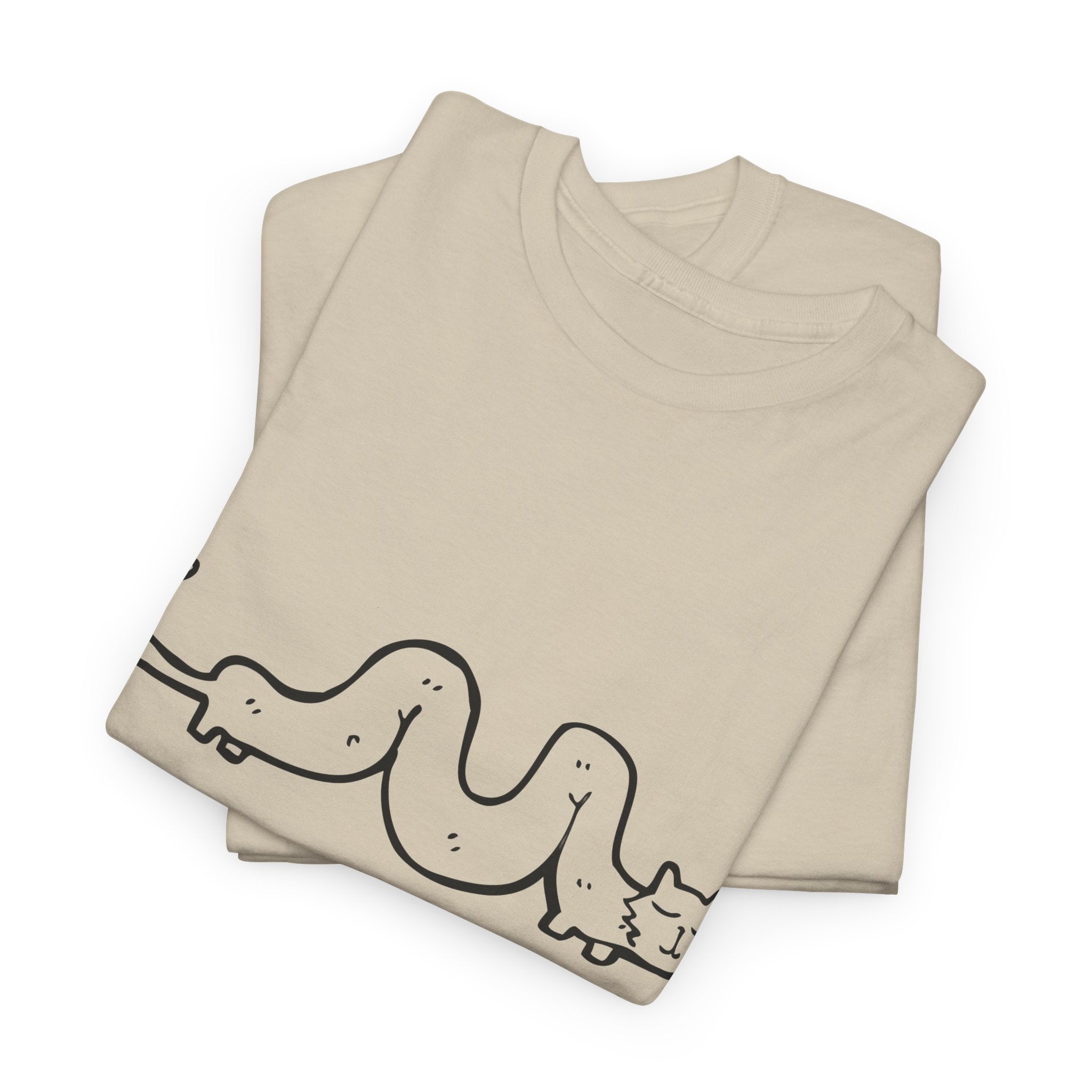 Long Day Cat T-Shirt — Cute Minimalist 'Long Day' Graphic Tee