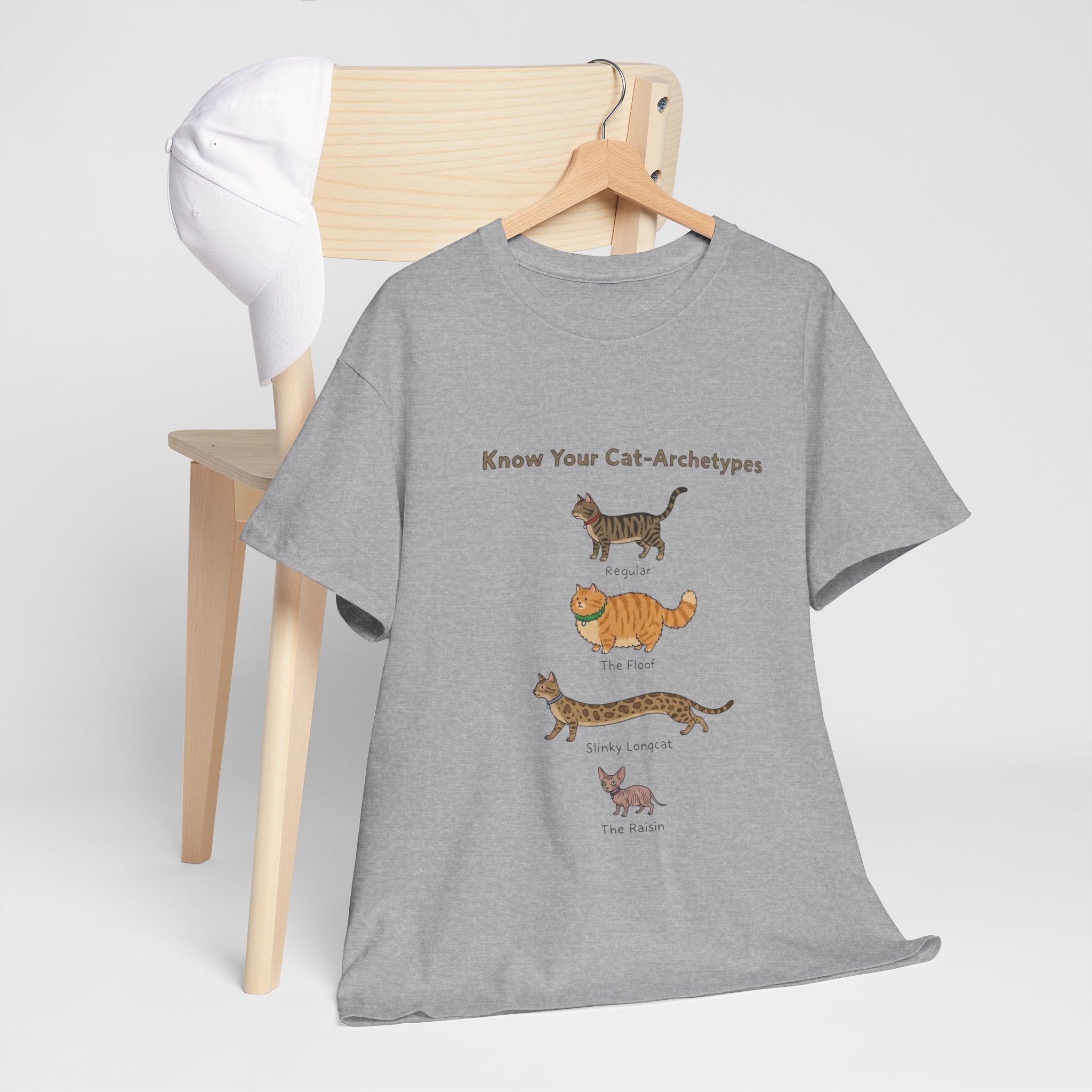 T-Shirt — "Know Your Cat" Chart Tee