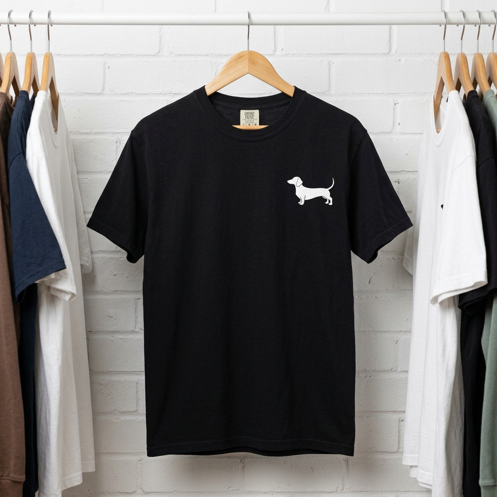 Dachshund T‑Shirt — "Easily Distracted by Wieners" Graphic Tee