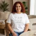 Namaste Yoga Dogs T-Shirt — Minimalist Meditation Tee