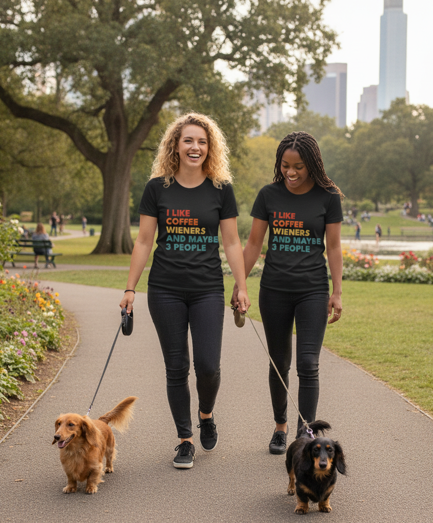 The T-shirt for people who'd cancel plans to stay home with their Wiener dog
