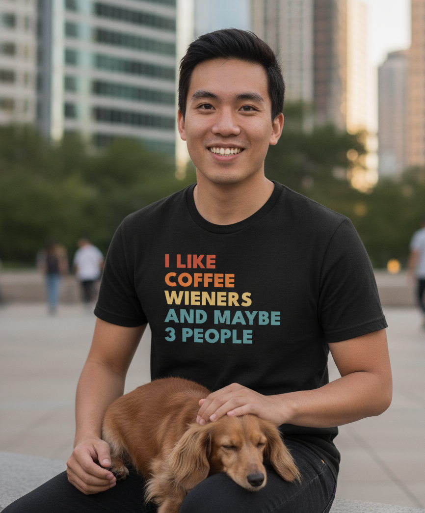 The T-shirt for people who'd cancel plans to stay home with their Wiener dog