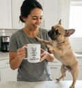 Frenchie Mug Fueled by Coffee and Frenchie Hair