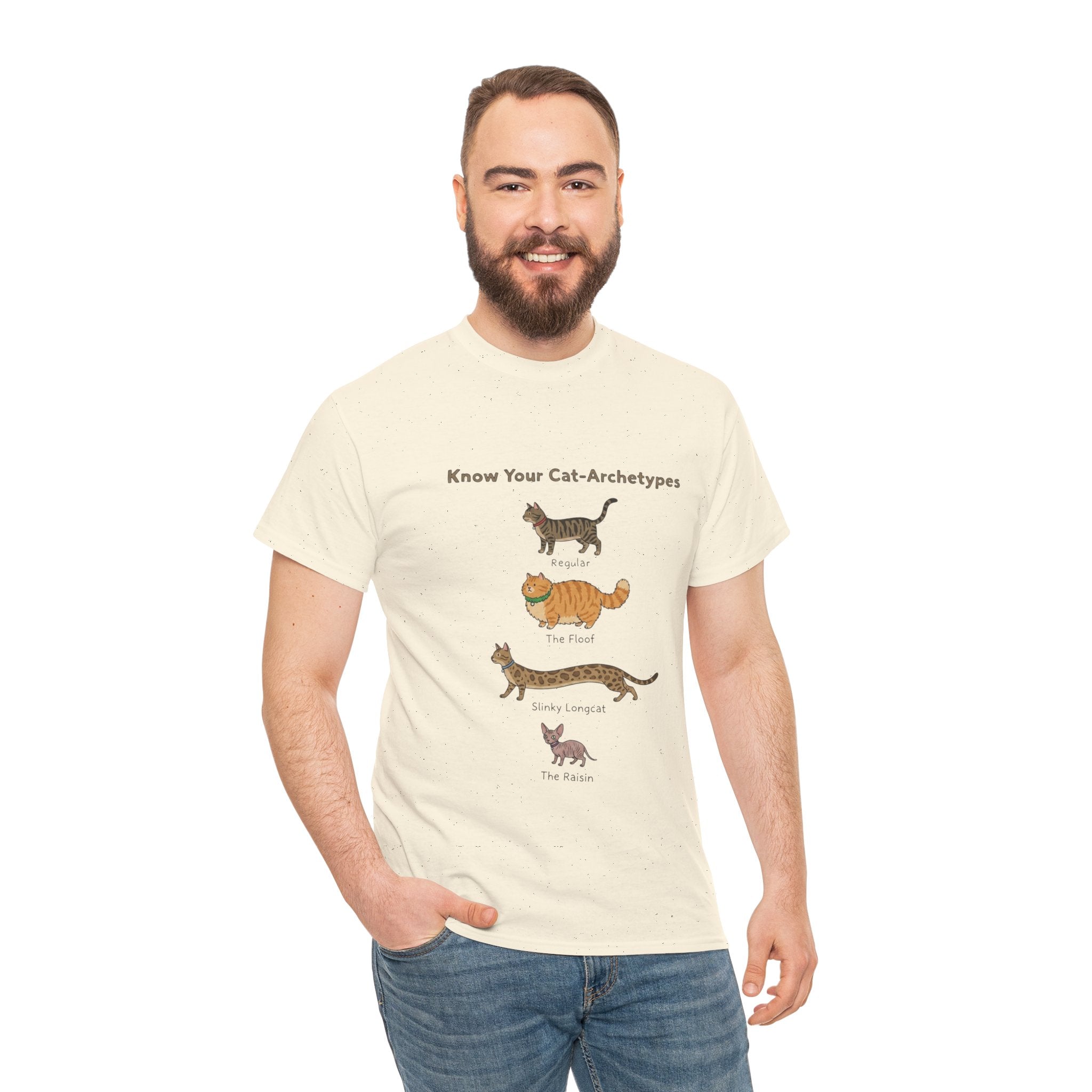 T-Shirt — "Know Your Cat" Chart Tee