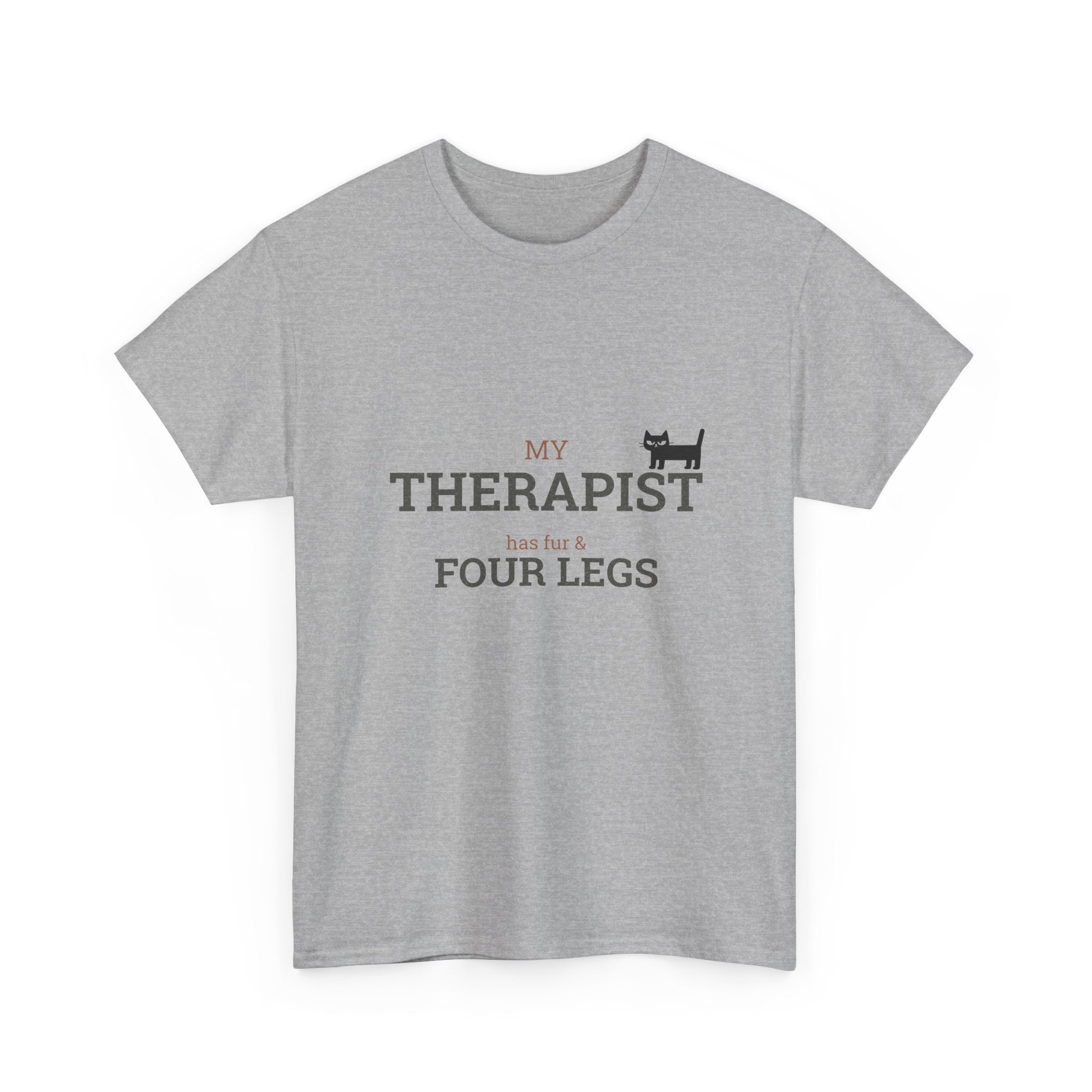 "My Therapist Has Four Legs" T-Shirt — Funny Dog Lover Tee