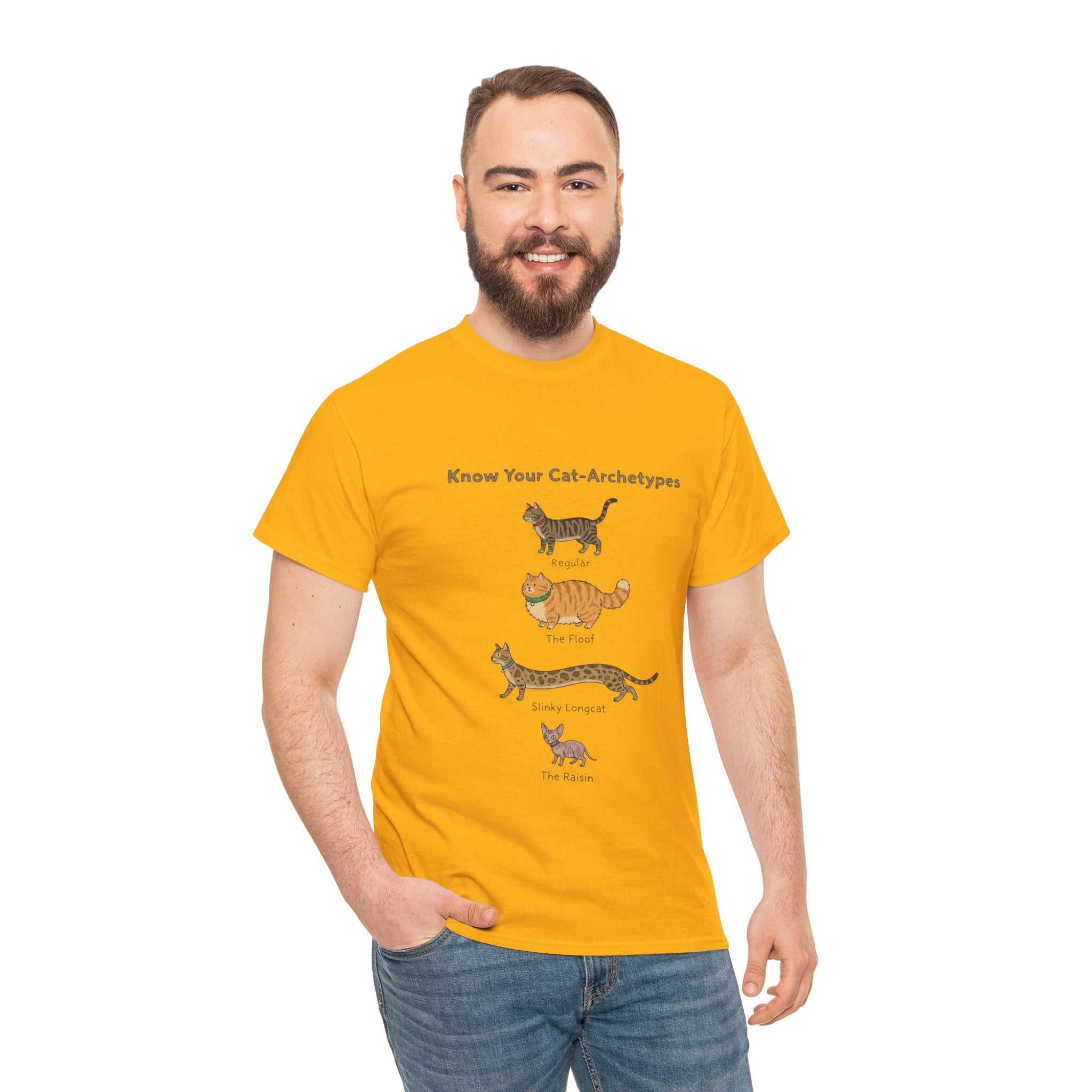 T-Shirt — "Know Your Cat" Chart Tee