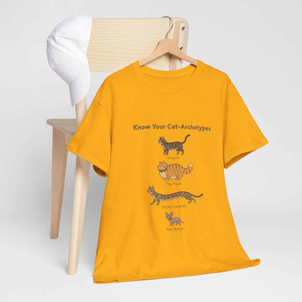 T-Shirt — "Know Your Cat" Chart Tee