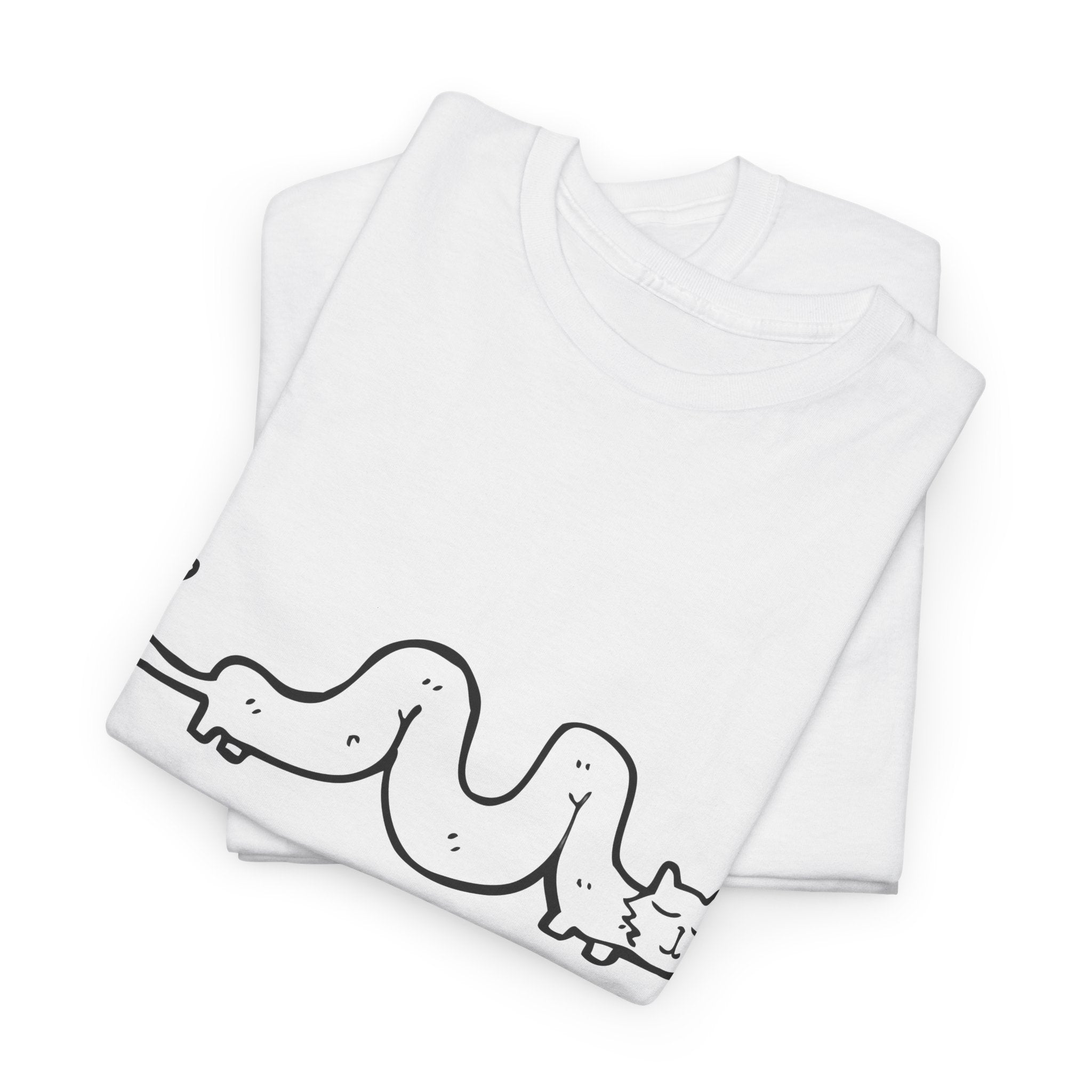 Long Day Cat T-Shirt — Cute Minimalist 'Long Day' Graphic Tee