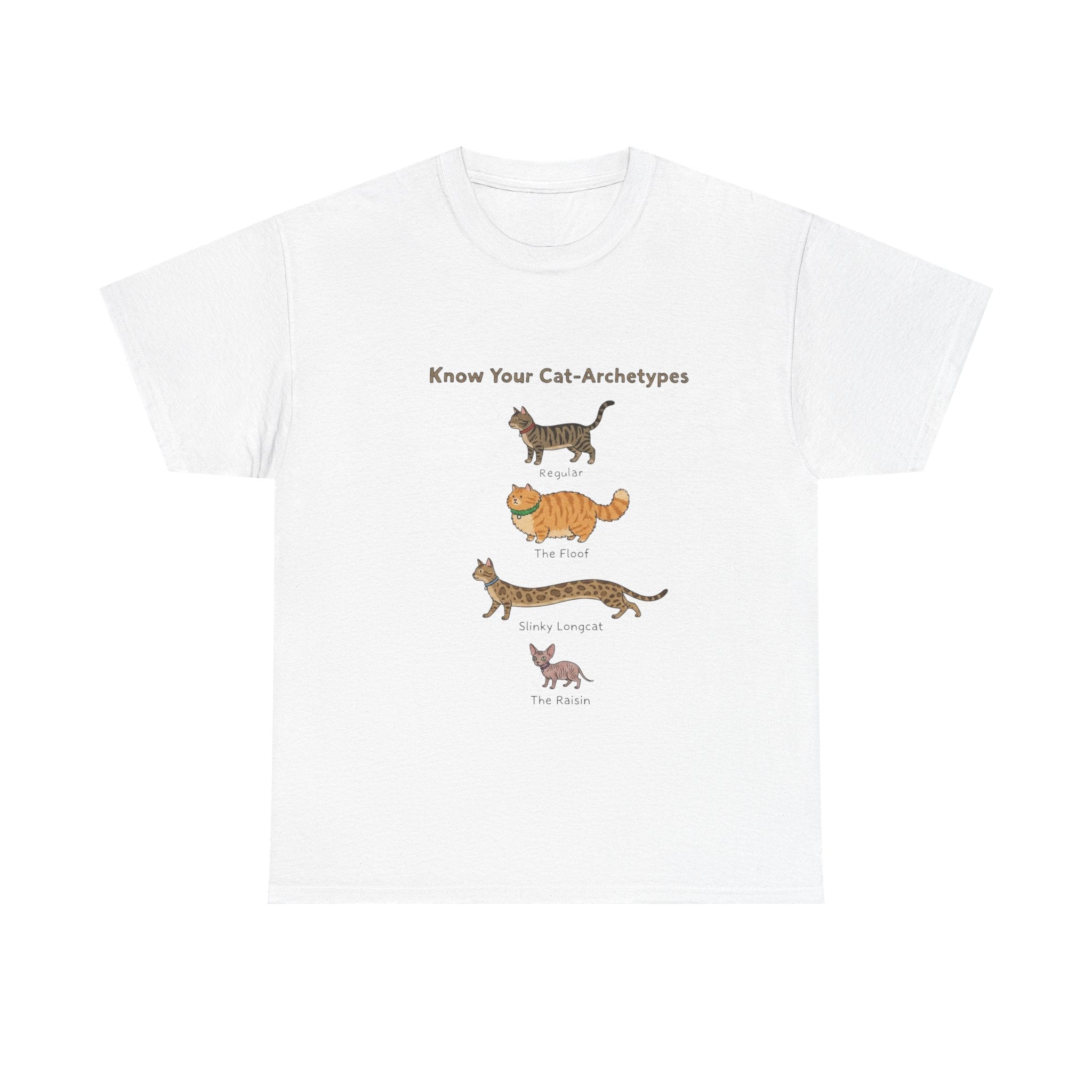 T-Shirt — "Know Your Cat" Chart Tee