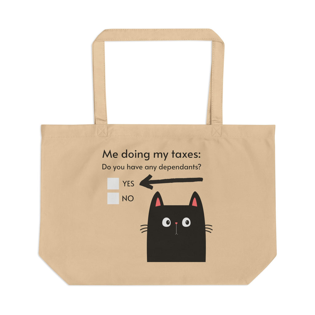 Black Cat - Large Eco Tote