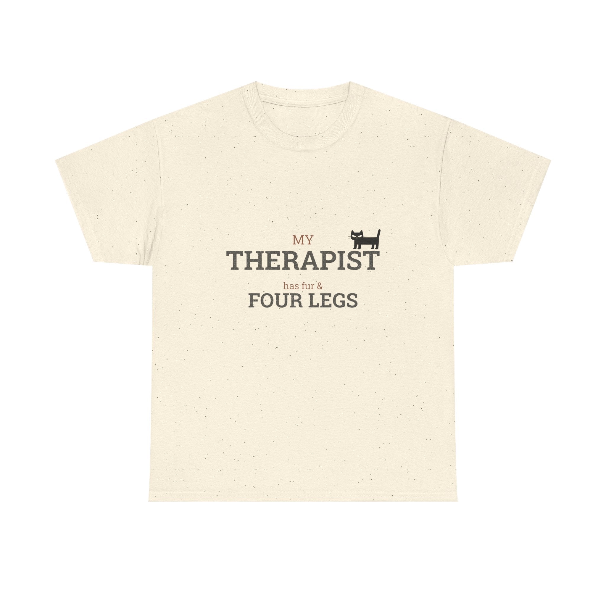 "My Therapist Has Four Legs" T-Shirt — Funny Dog Lover Tee