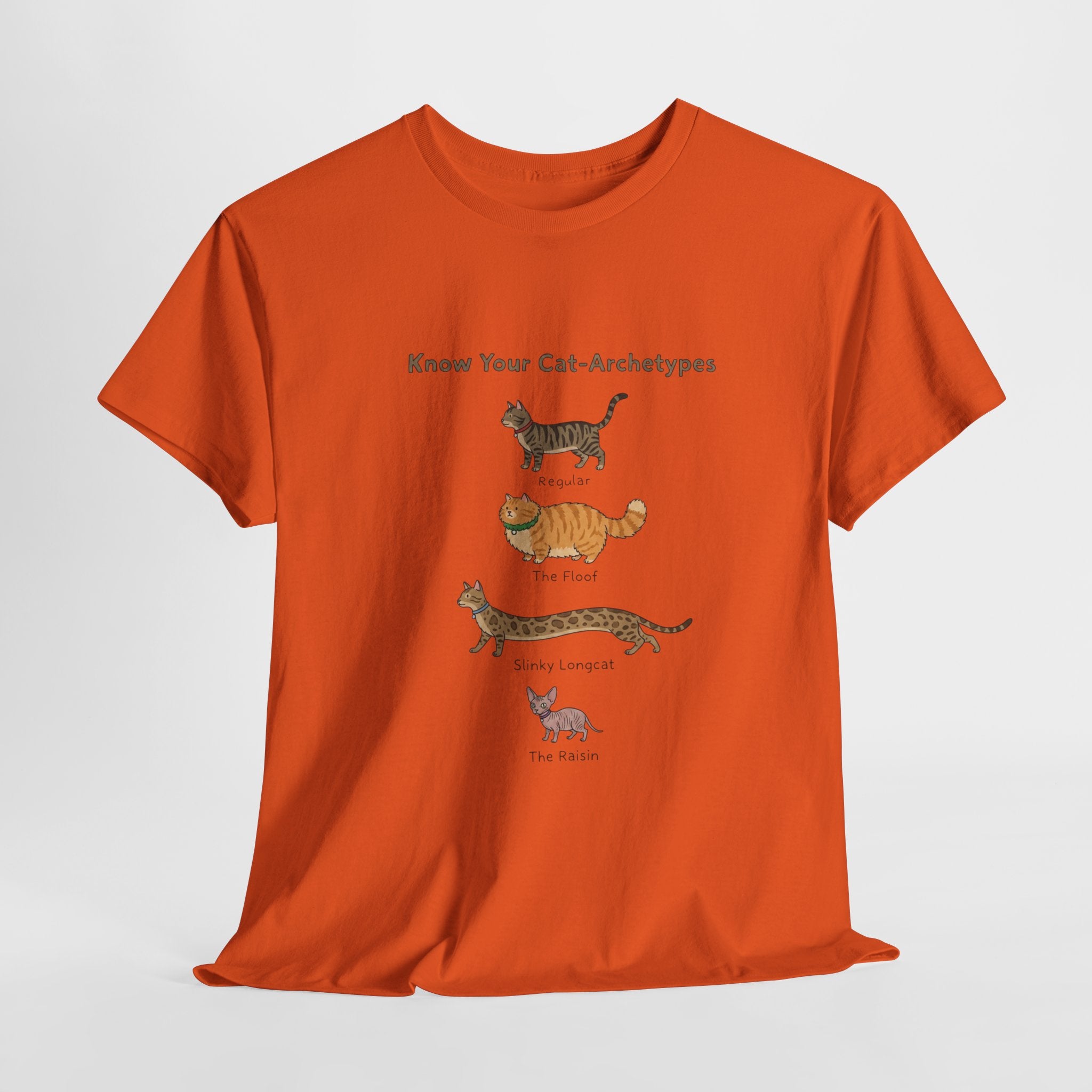 T-Shirt — "Know Your Cat" Chart Tee