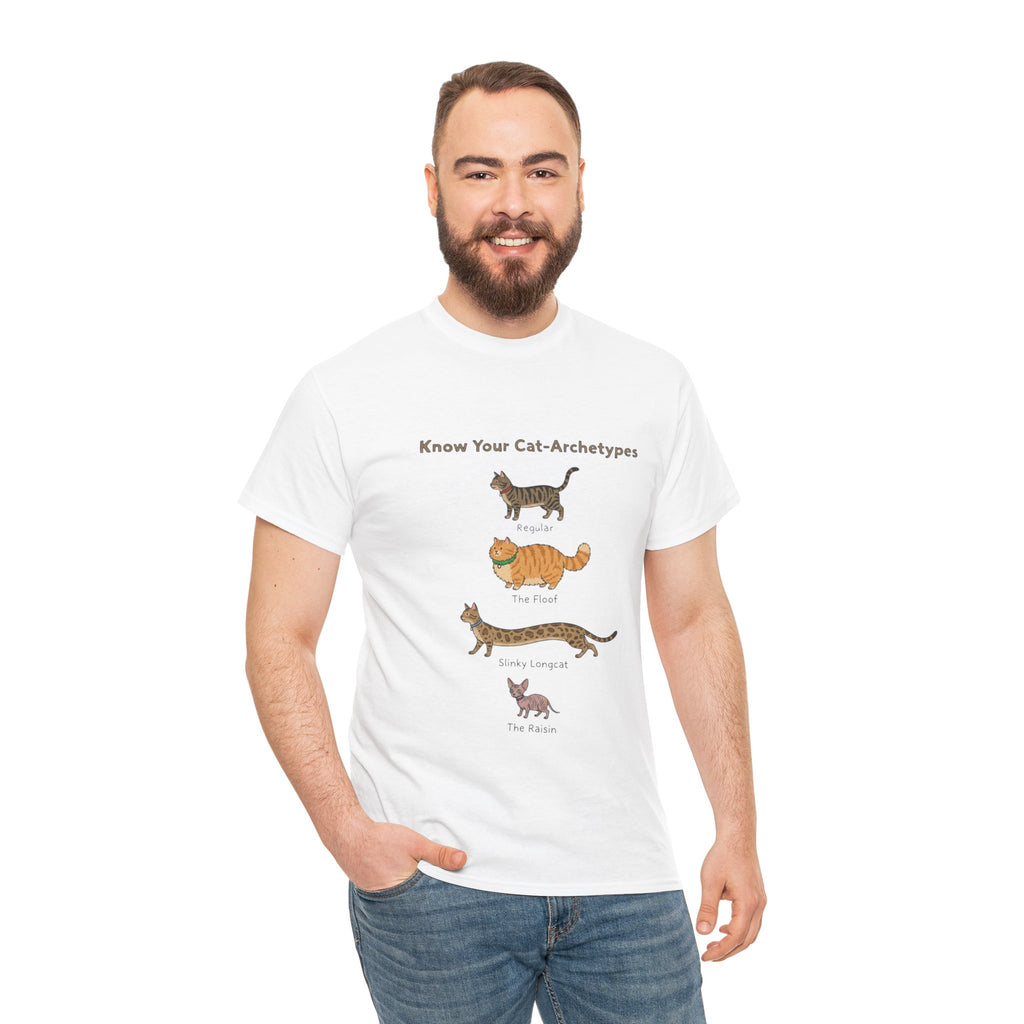 T-Shirt — "Know Your Cat" Chart Tee
