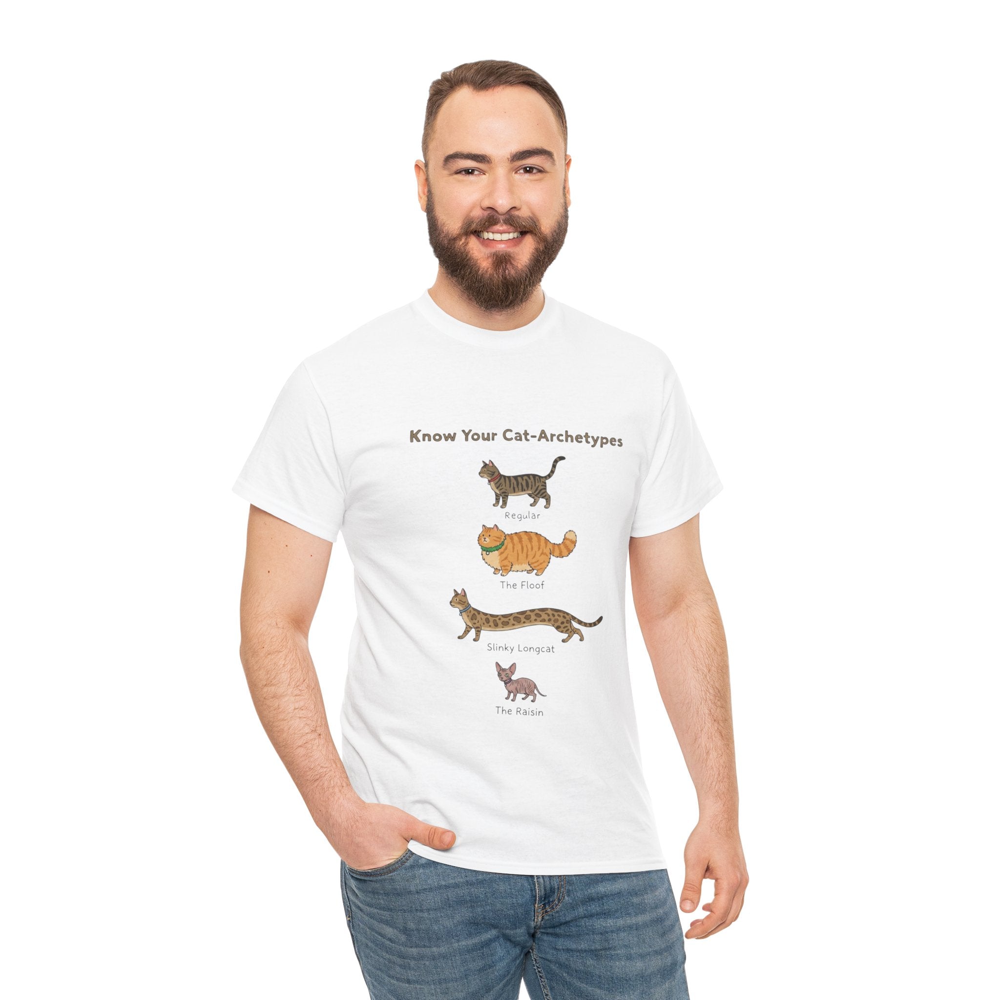 T-Shirt — "Know Your Cat" Chart Tee