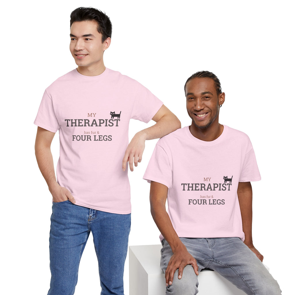 "My Therapist Has Four Legs" T-Shirt — Funny Dog Lover Tee