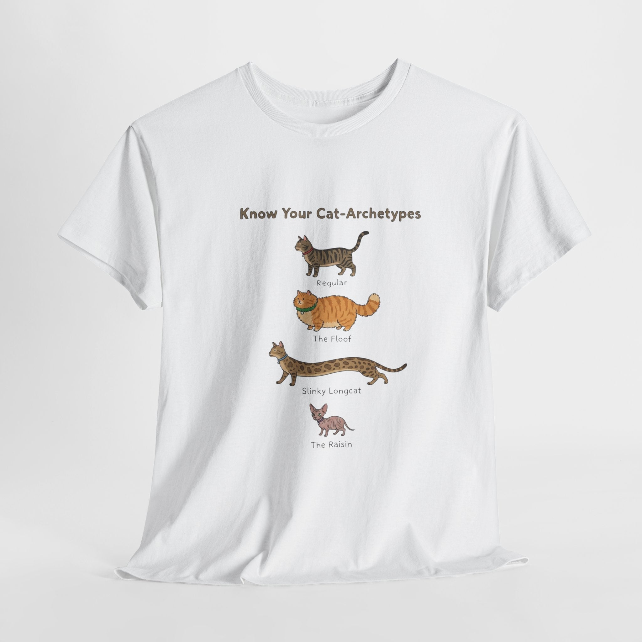 T-Shirt — "Know Your Cat" Chart Tee