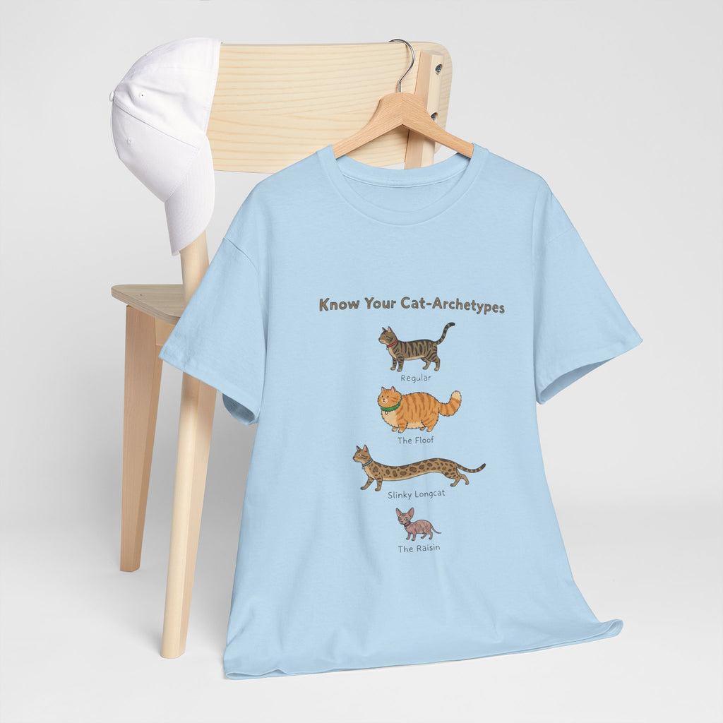 T-Shirt — "Know Your Cat" Chart Tee