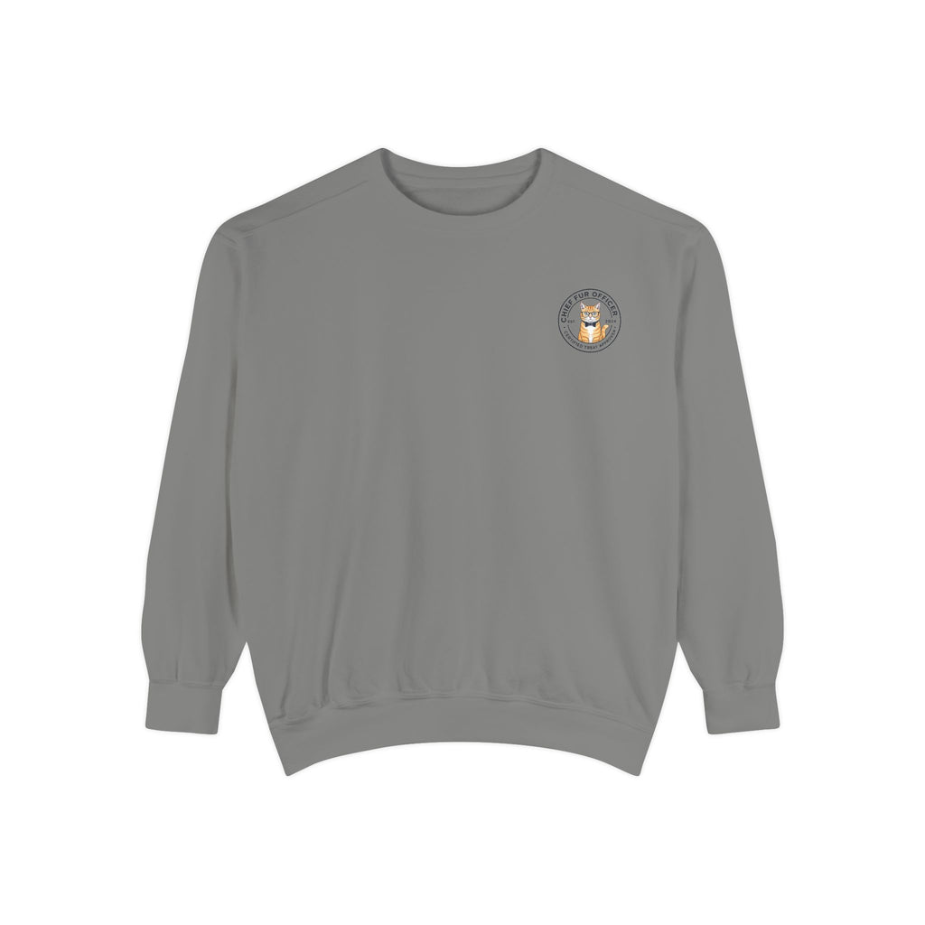 Stay Pawsitive Cat Crewneck Sweatshirt — Cute Cat Graphic ‘Stay Pawsitive’ Pullover