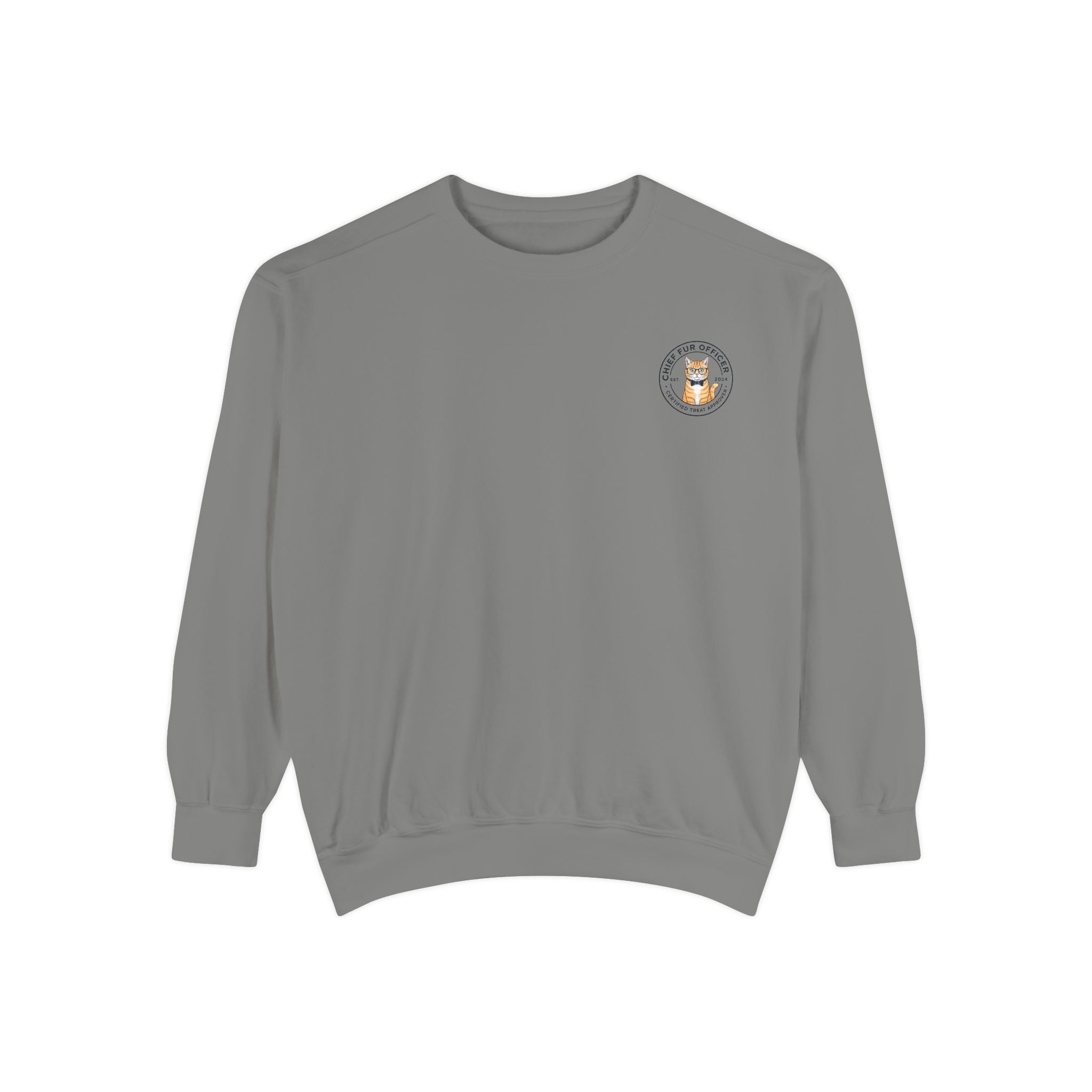 Stay Pawsitive Cat Crewneck Sweatshirt — Cute Cat Graphic ‘Stay Pawsitive’ Pullover