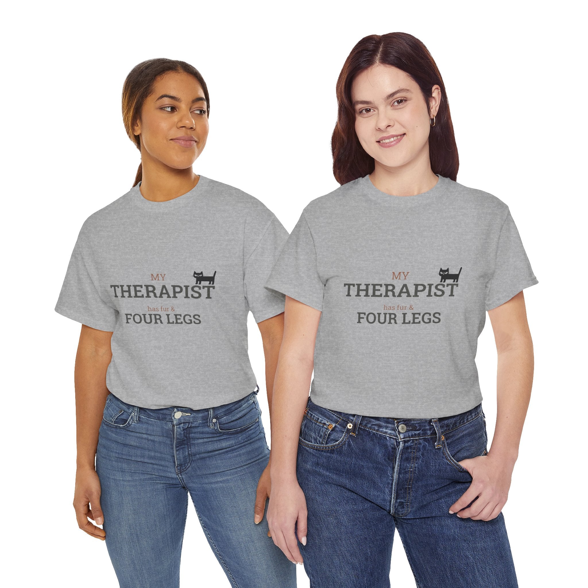 "My Therapist Has Four Legs" T-Shirt — Funny Dog Lover Tee