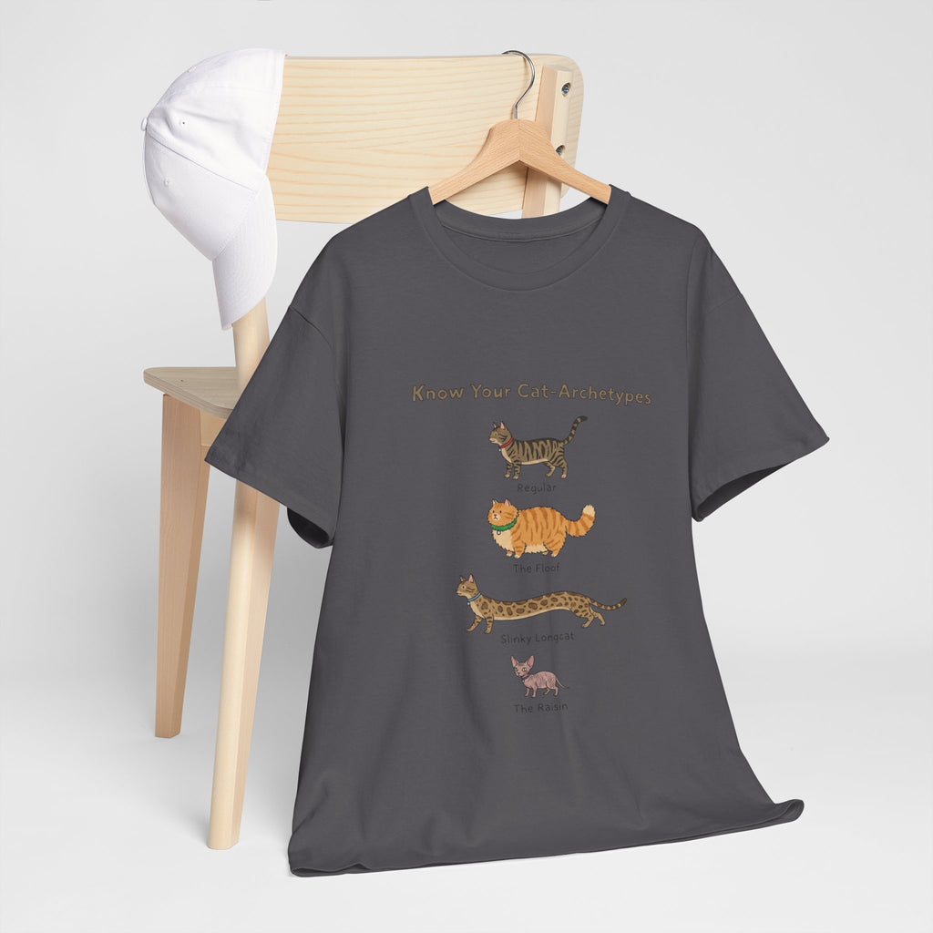T-Shirt — "Know Your Cat" Chart Tee