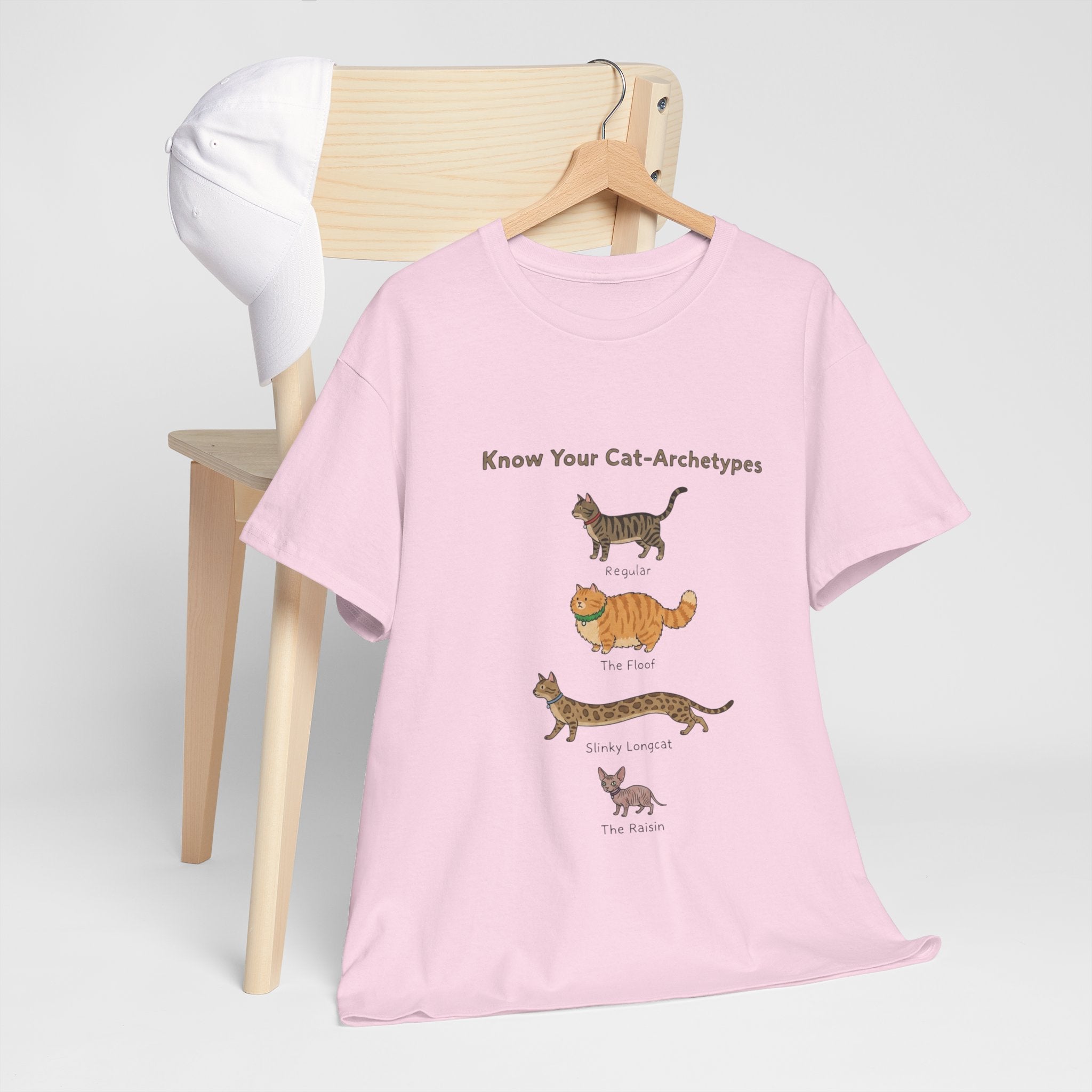 T-Shirt — "Know Your Cat" Chart Tee