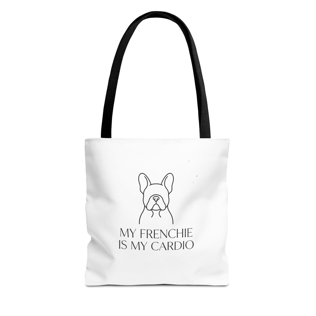 French Bulldog Tote Bag, My Frenchie Is My Cardio, Funny Dog Mom Gift