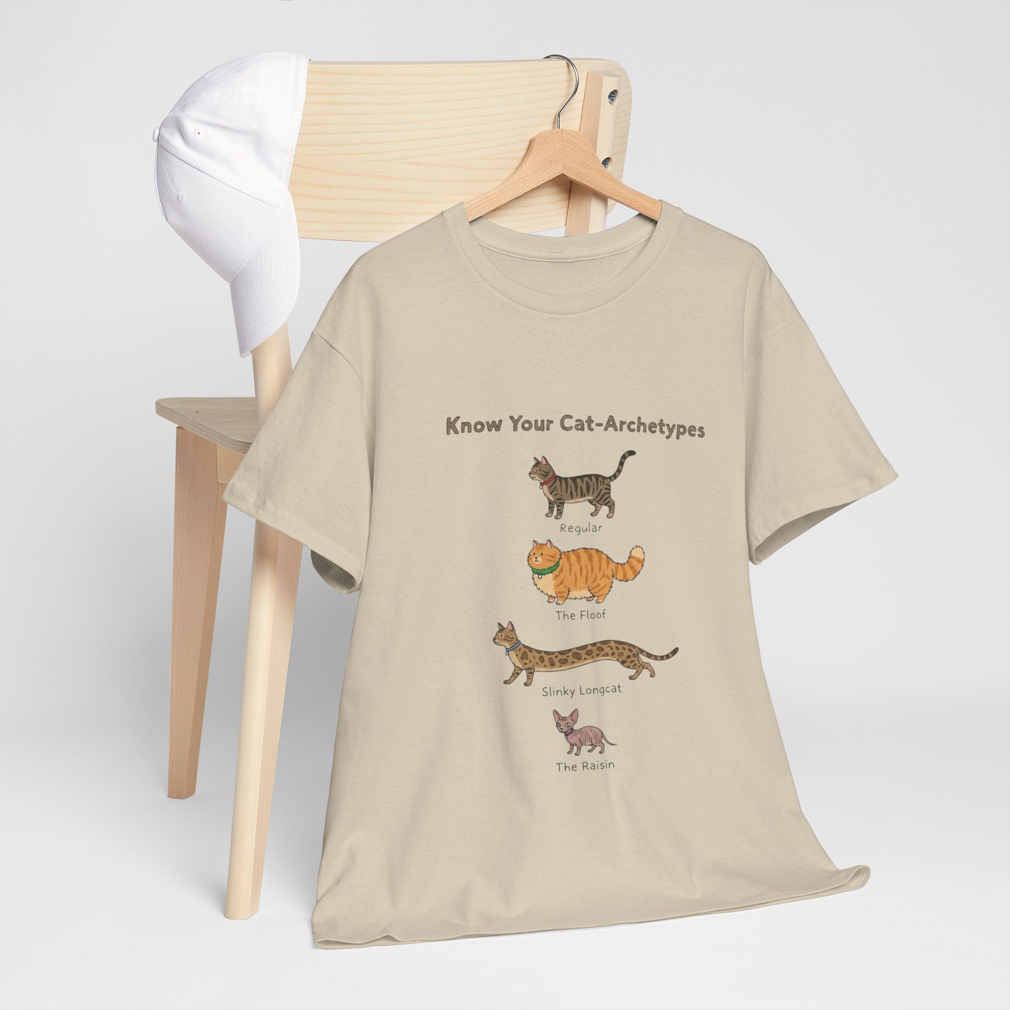 T-Shirt — "Know Your Cat" Chart Tee